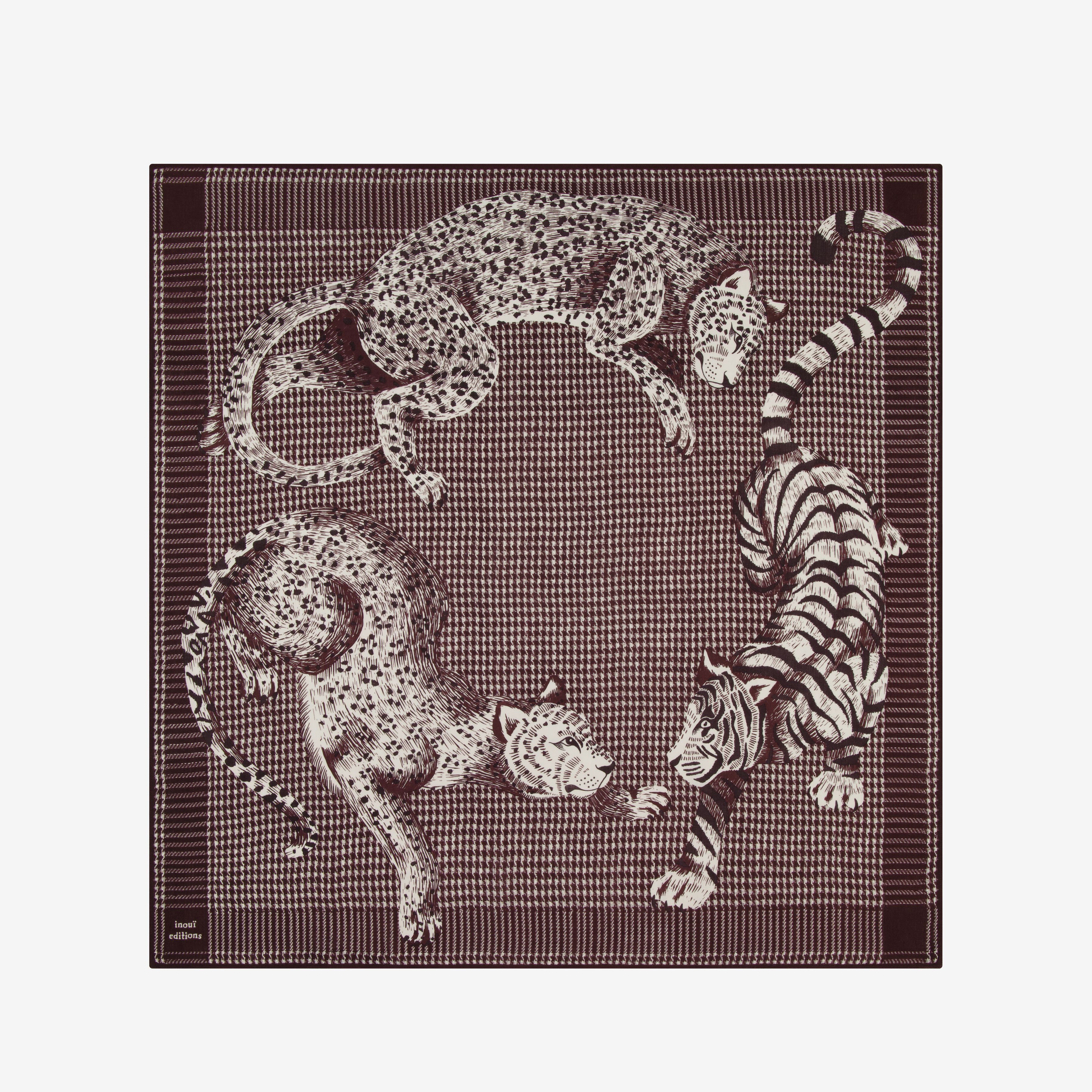 Square 100 - Jorgen Houndstooth - Brown