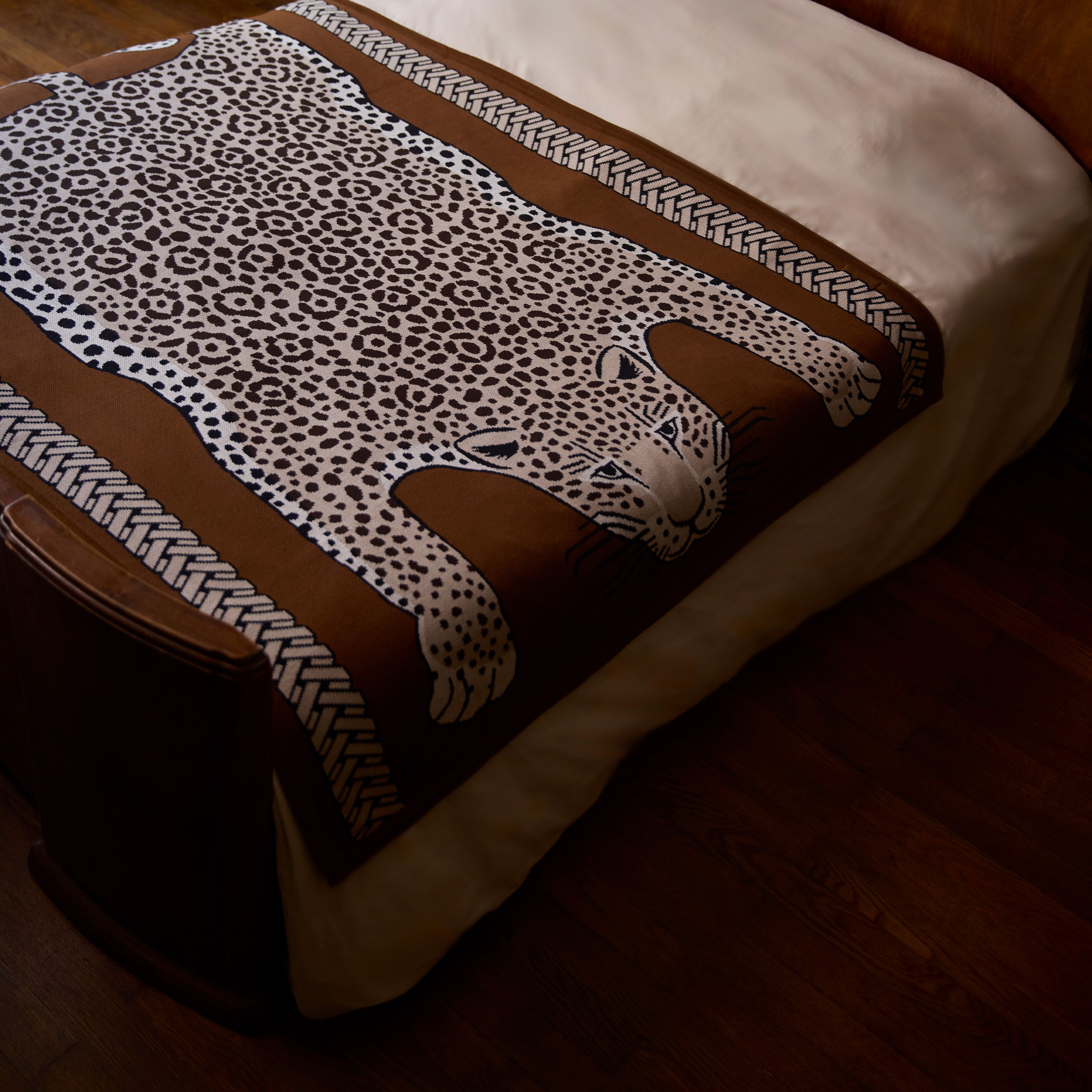 Coperta 130 - Leopard - Beige