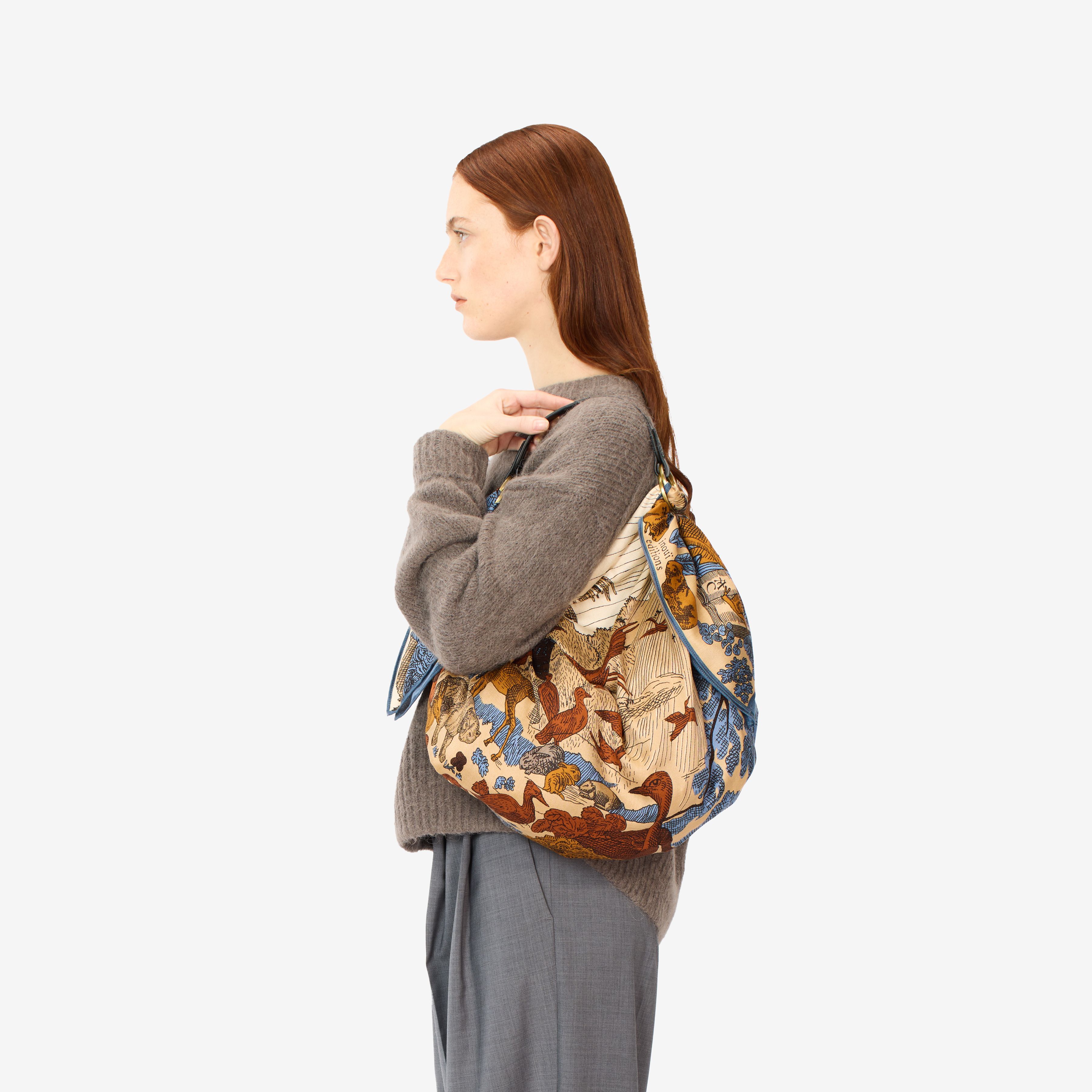 Quadratisches Tuch 100 - Reve - Beige