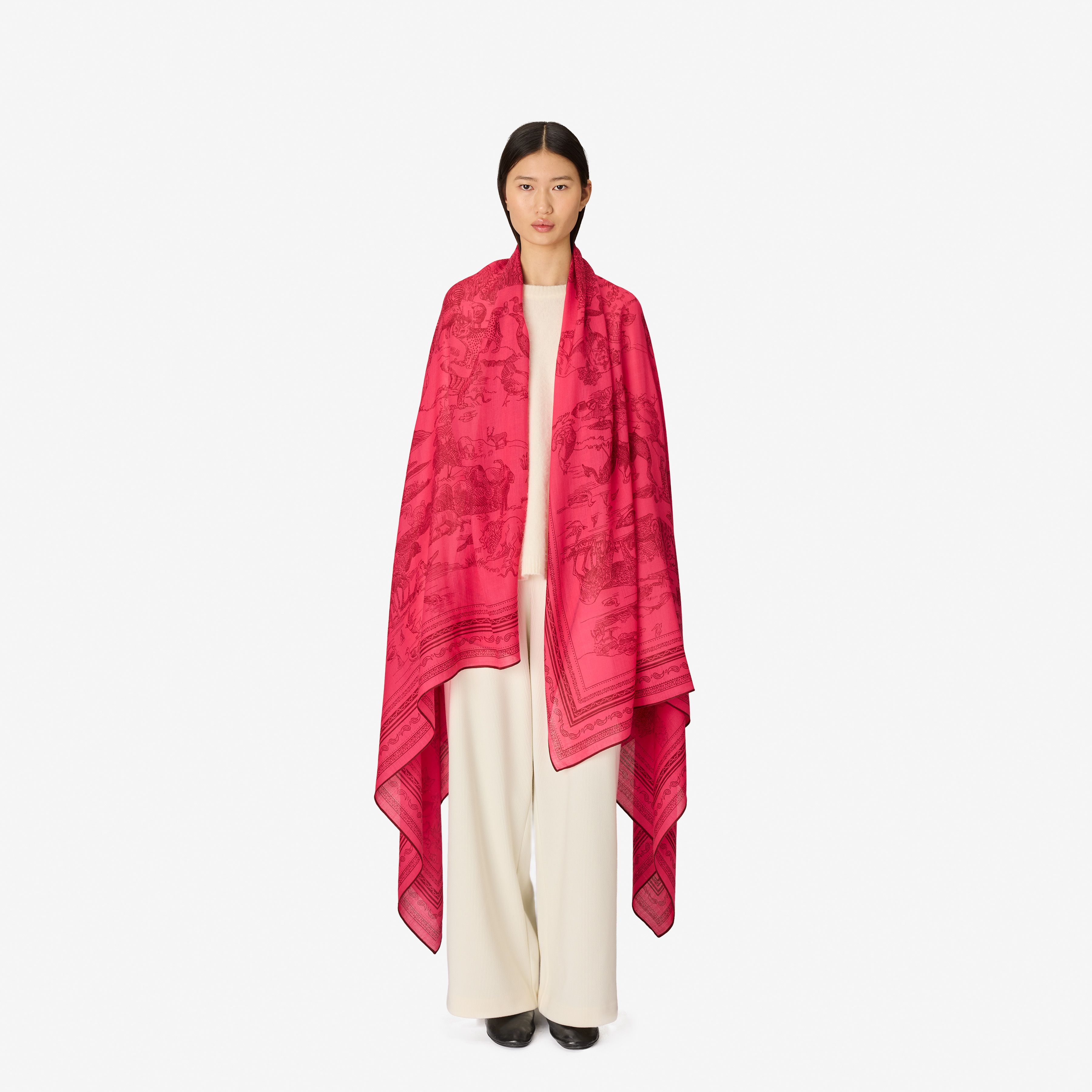 Scarf 130 - Reverie - Fuchsia