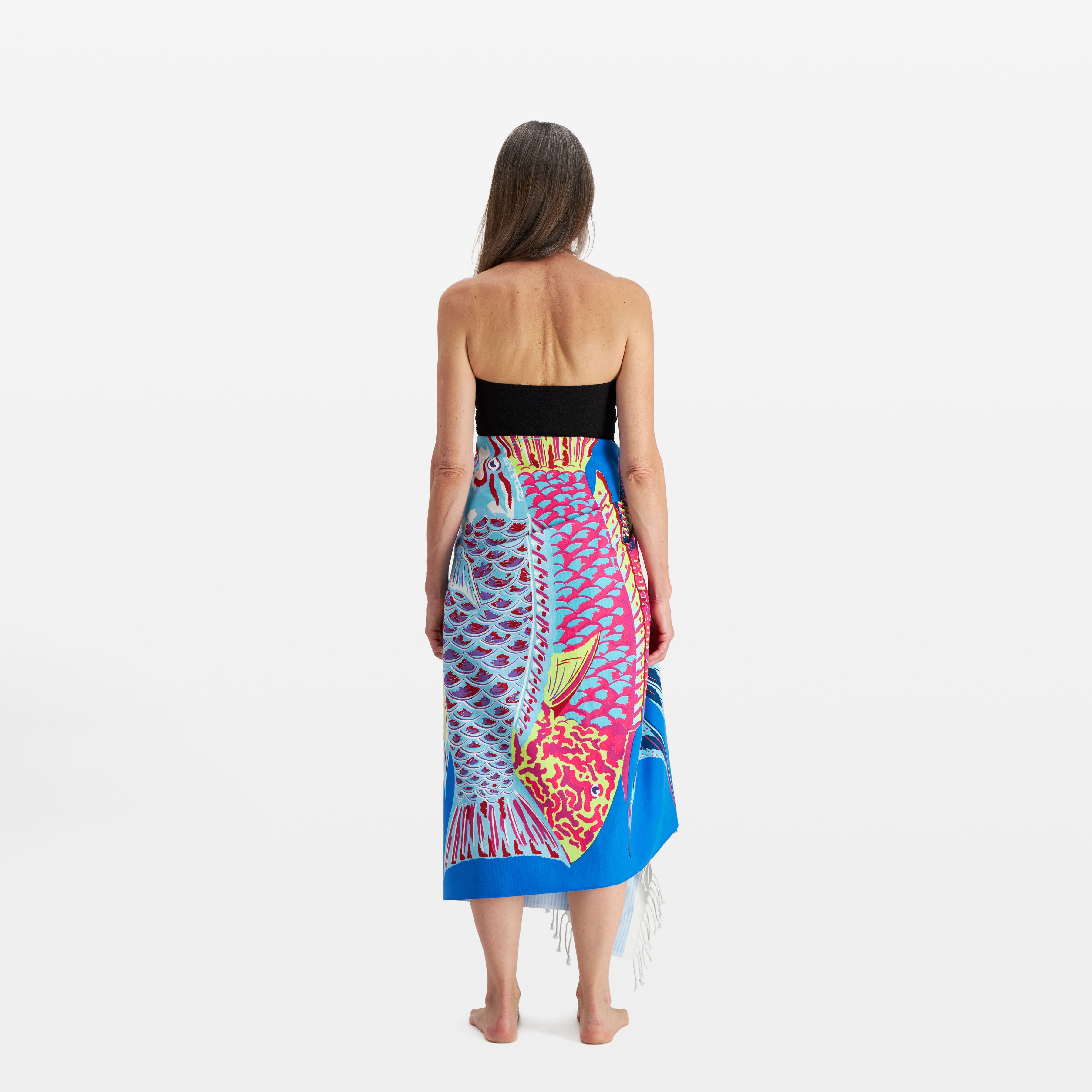 Fouta Towel 100 - Tango - Turquoise Blue
