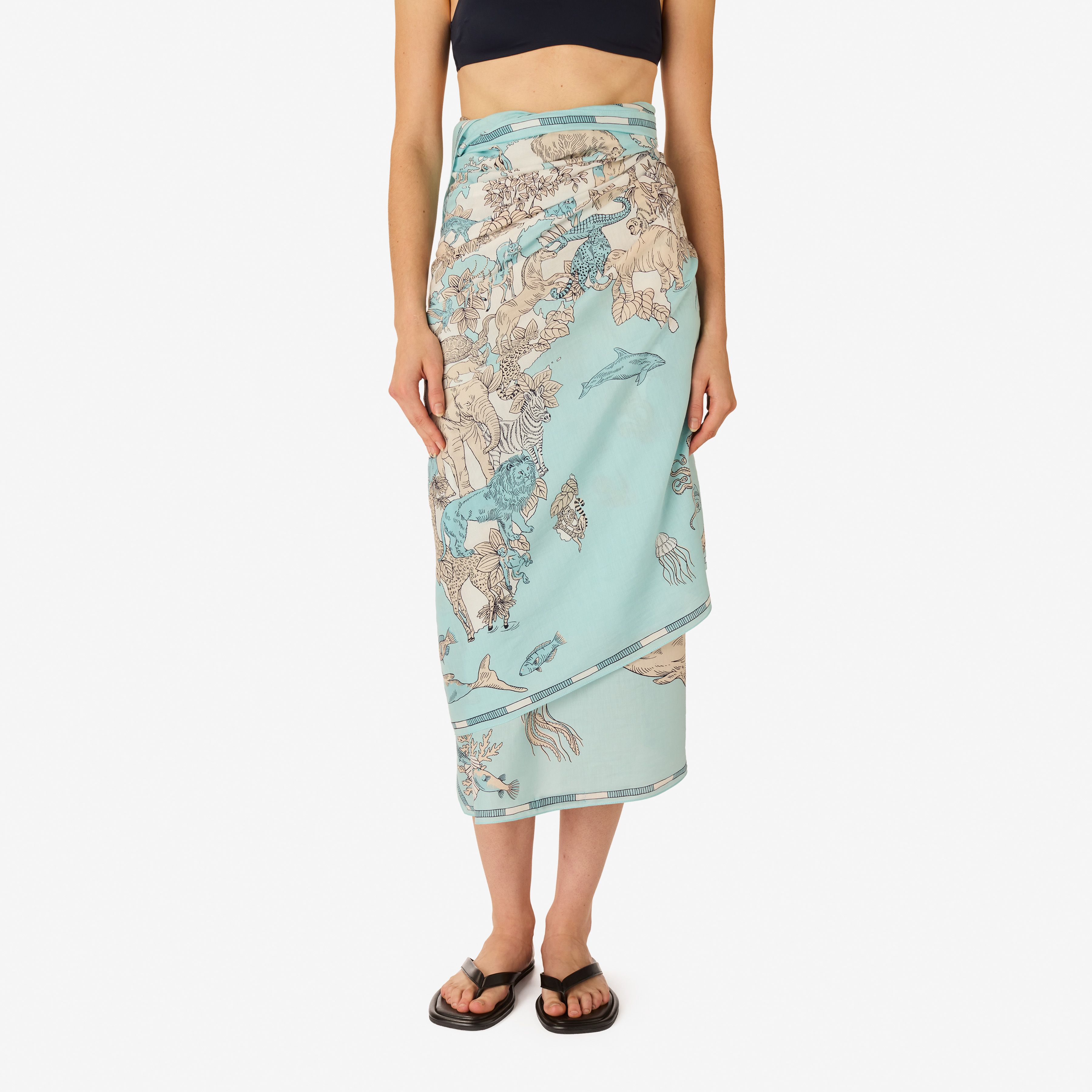 Scarf 100 - Atlas - Turquoise