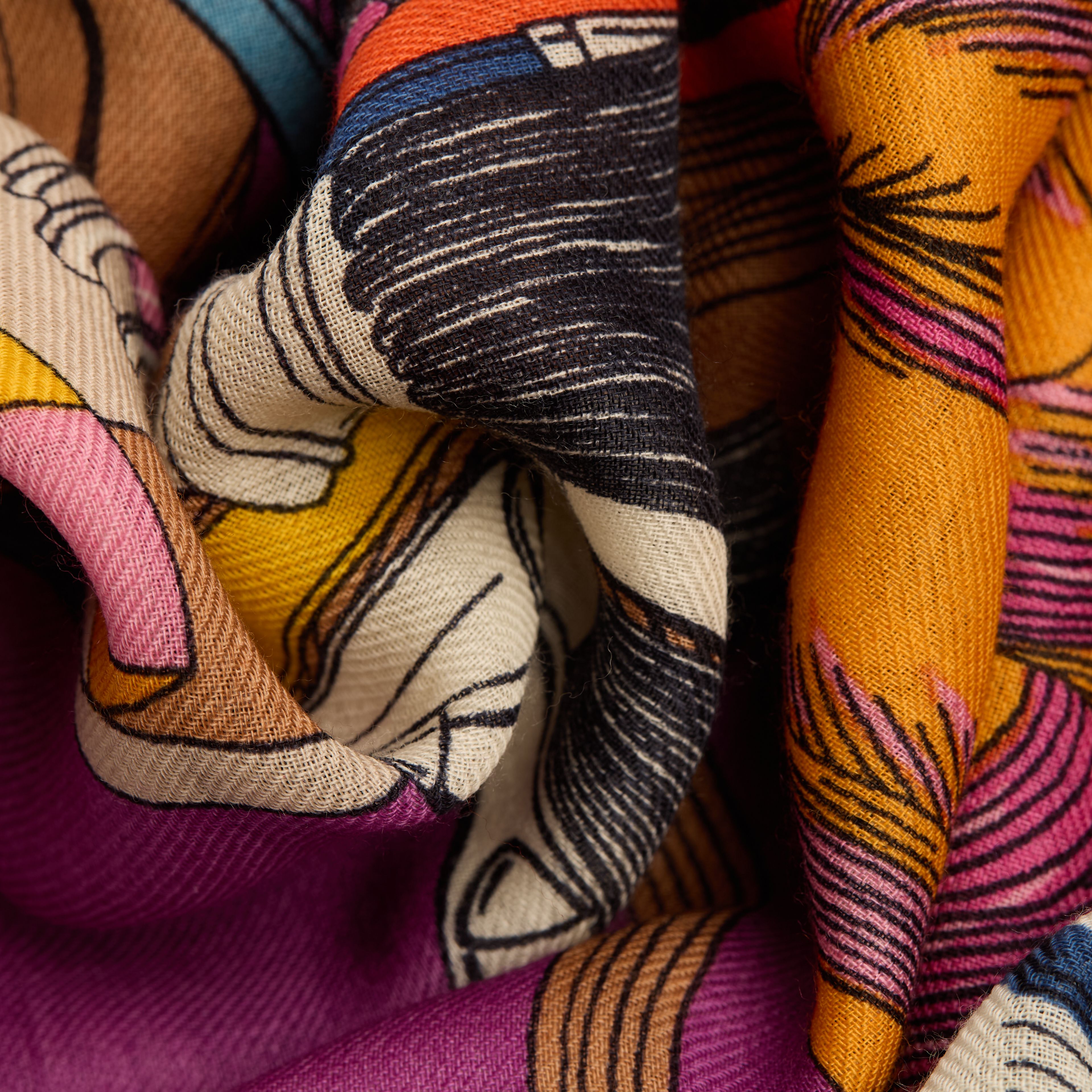 Bufanda 100 - Atelier - Naranja
