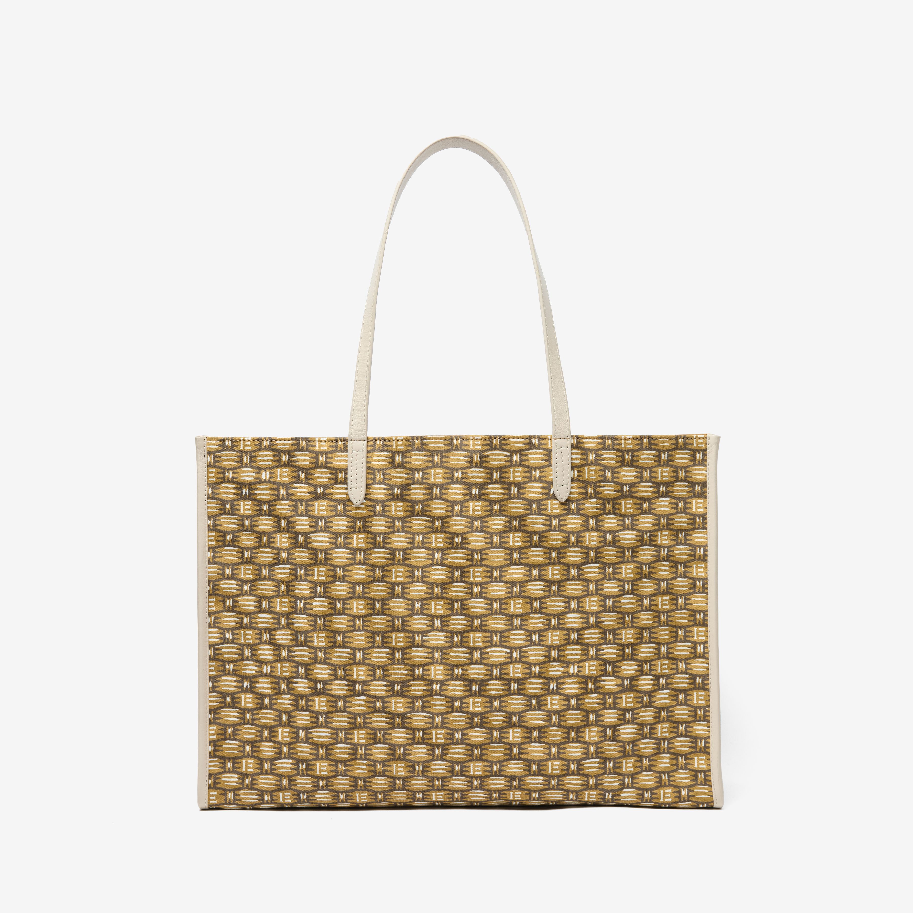 Shopping Bag - Cannage - Khaki