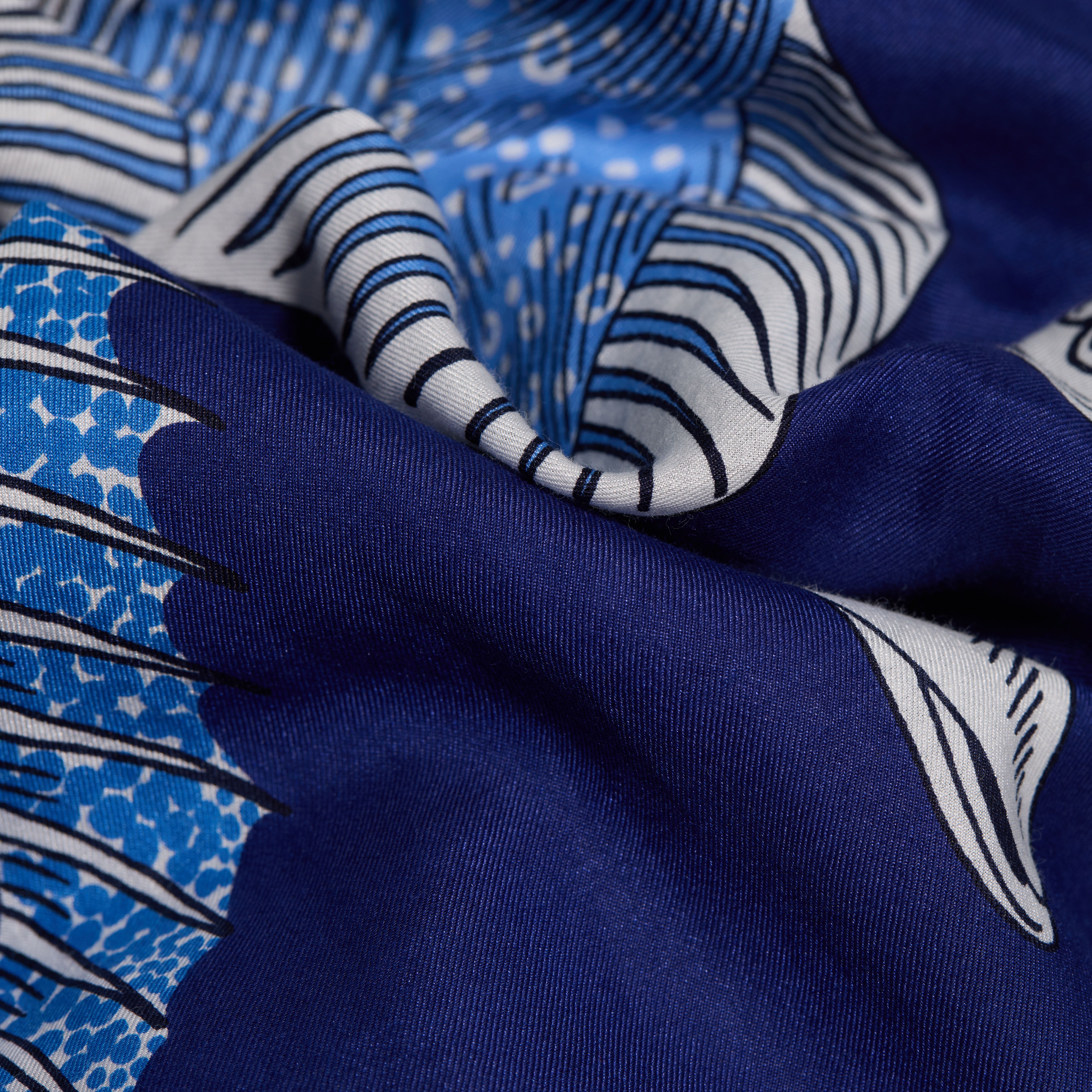 Scarf 100 - Poseidon - Blue