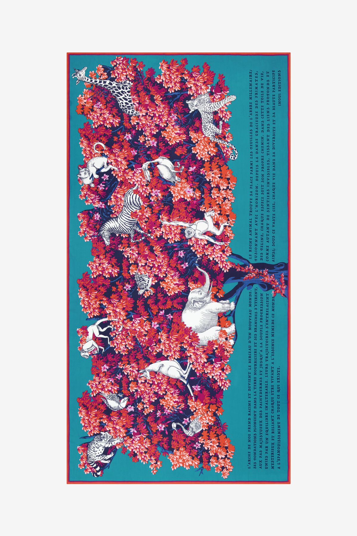 Scarf 100 - Bestiaire - Pink