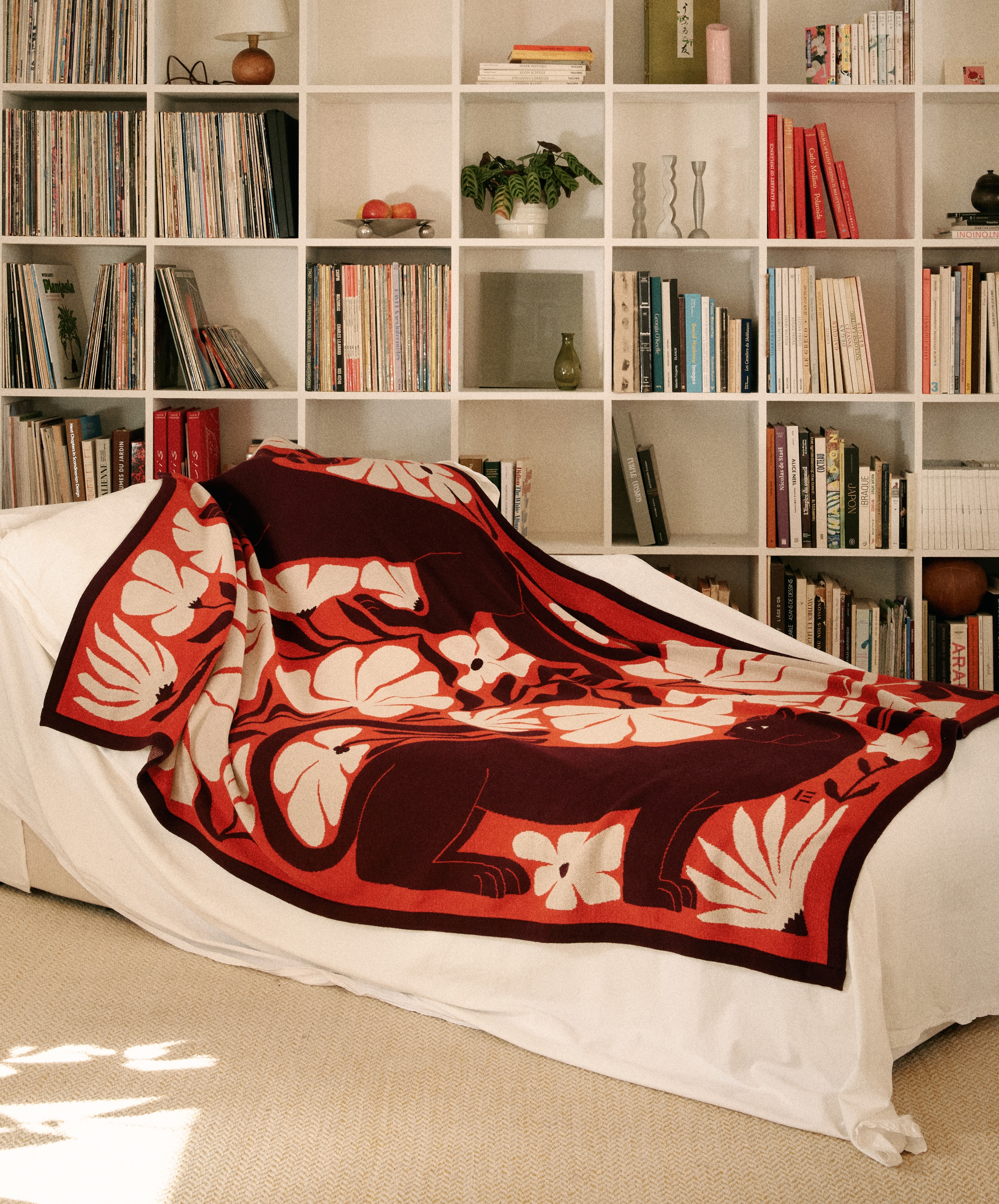 Plaid 130 - Panteo - Terracotta- 130 x 190 cm