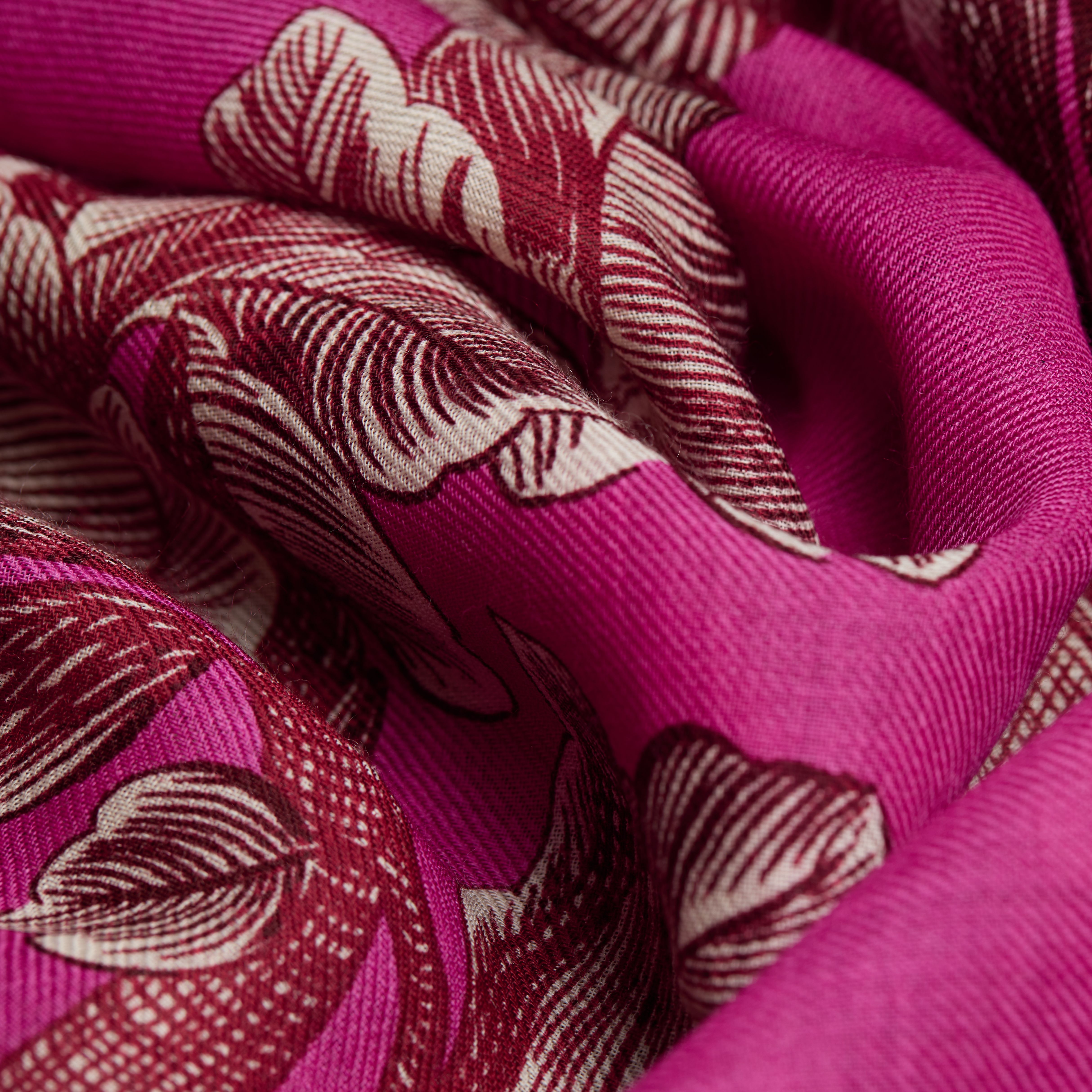 Scarf 100 - Arboris - Fuchsia
