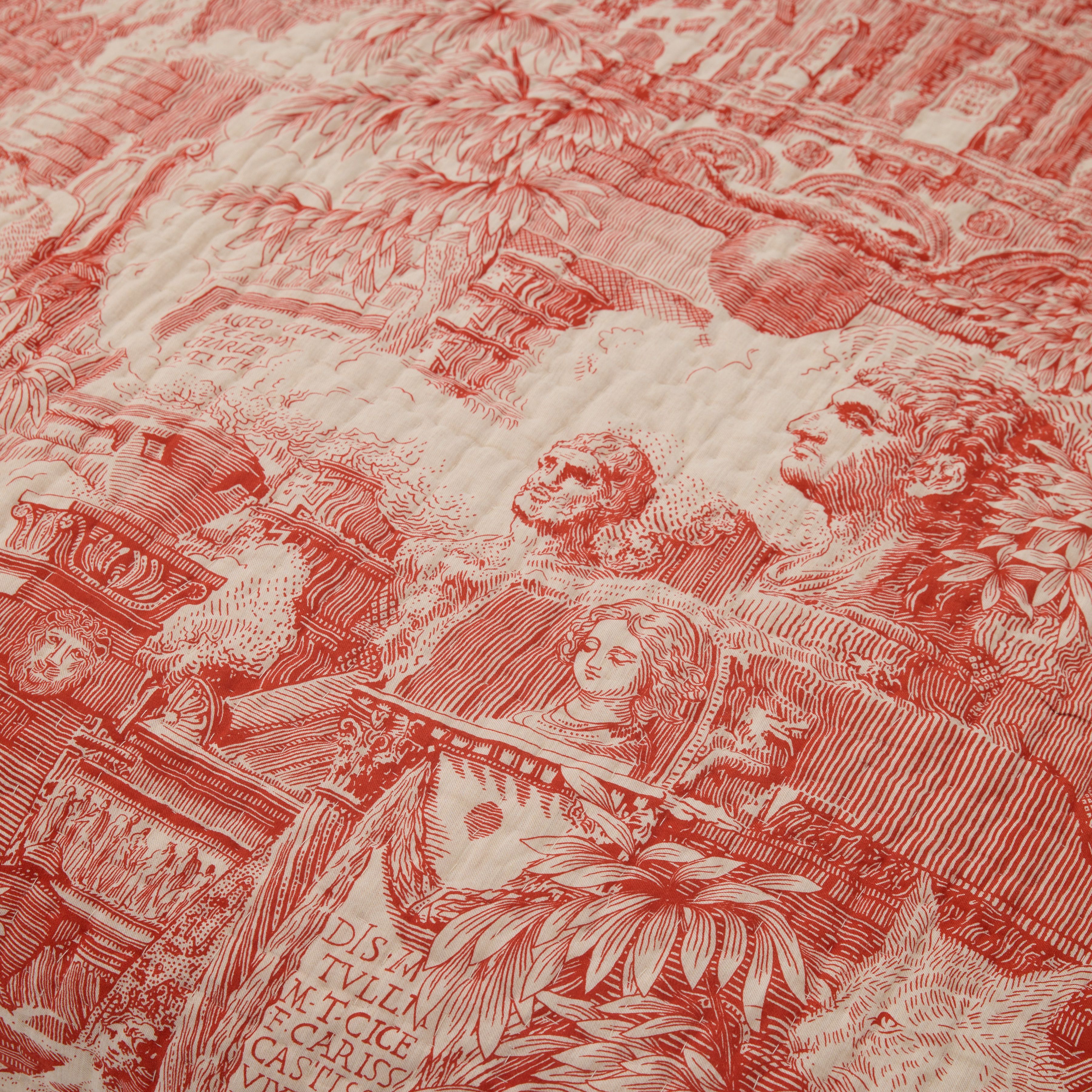 Piumone trapuntato 140 - Piranesi - Rosso