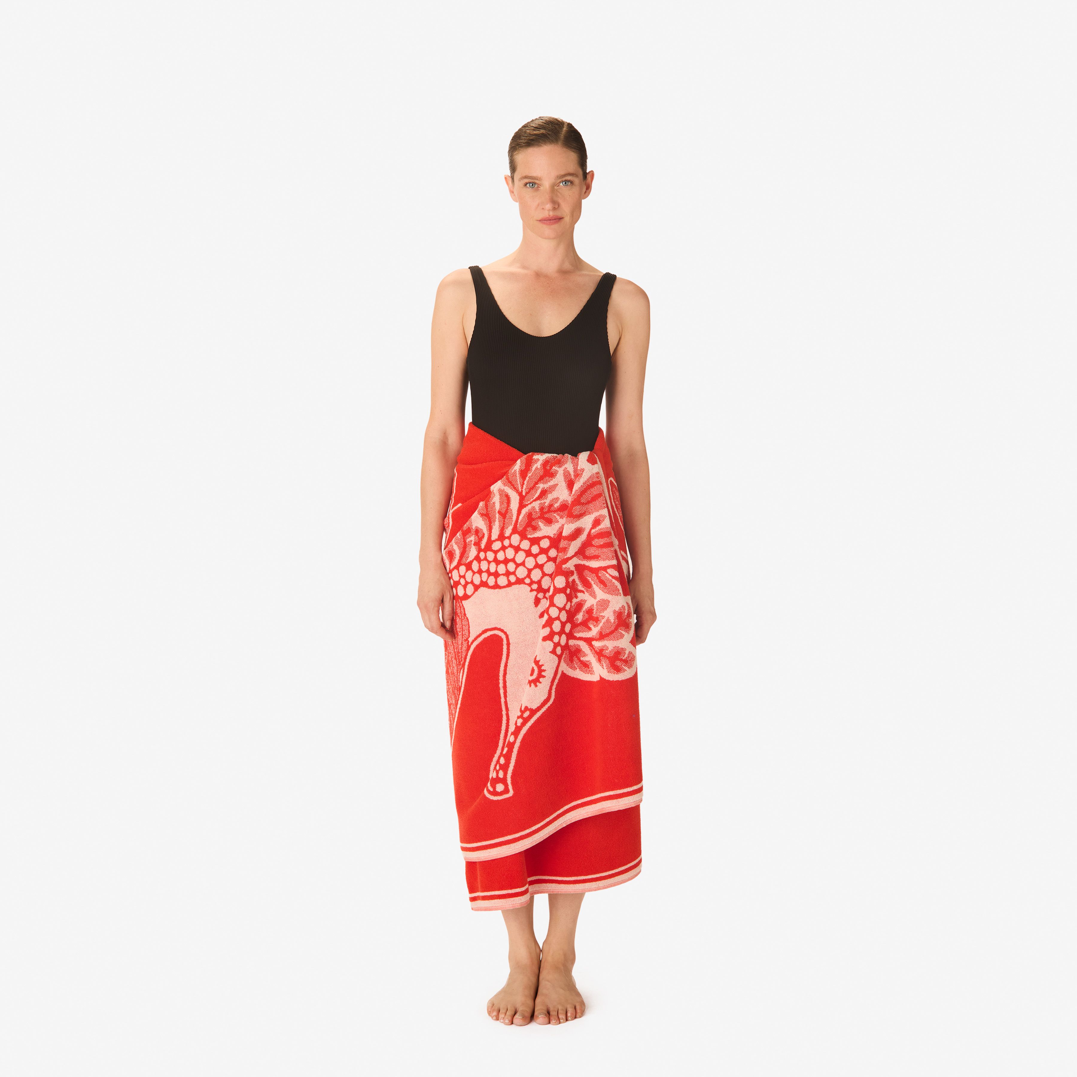 Serviette De Plage 100 - Idriss - Orange