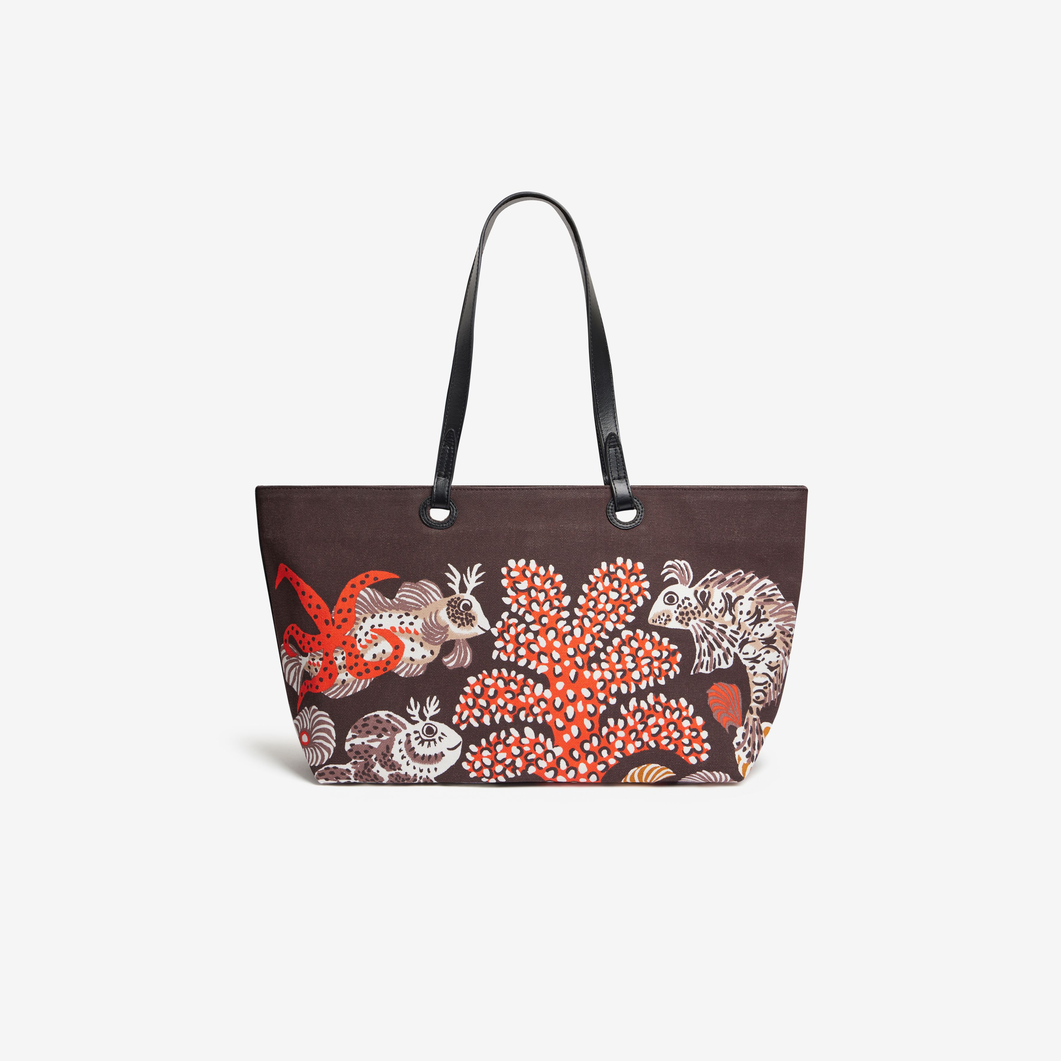 Carrier Bag S - Jardin de sirènes / Dom Robert - Brown