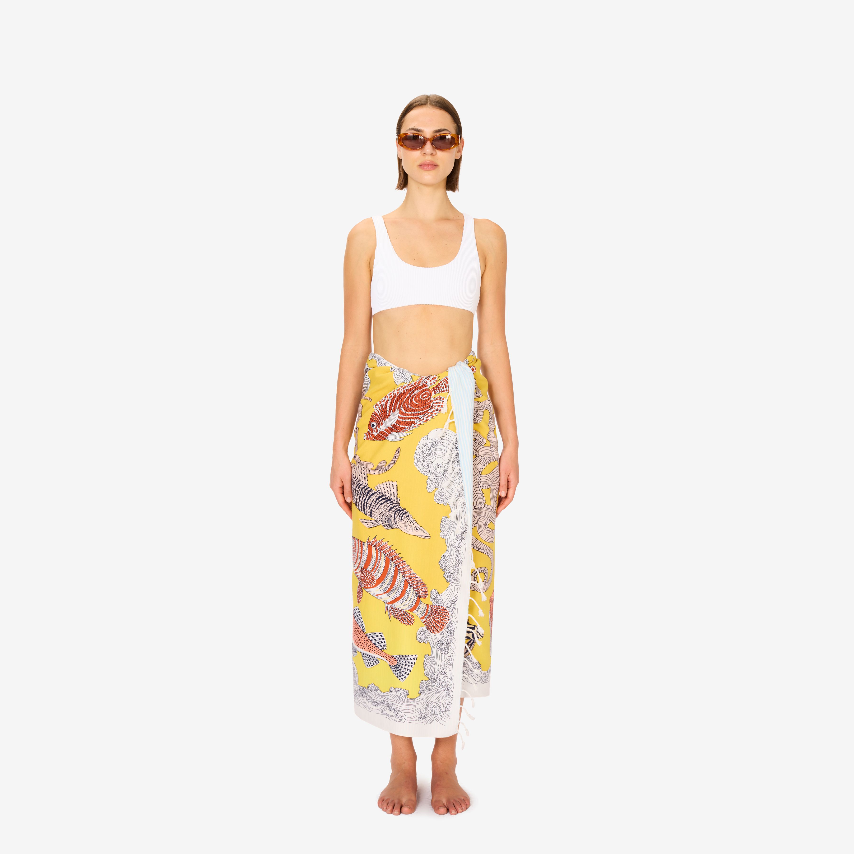 Fouta Towel 100 - Poseidon - Yellow
