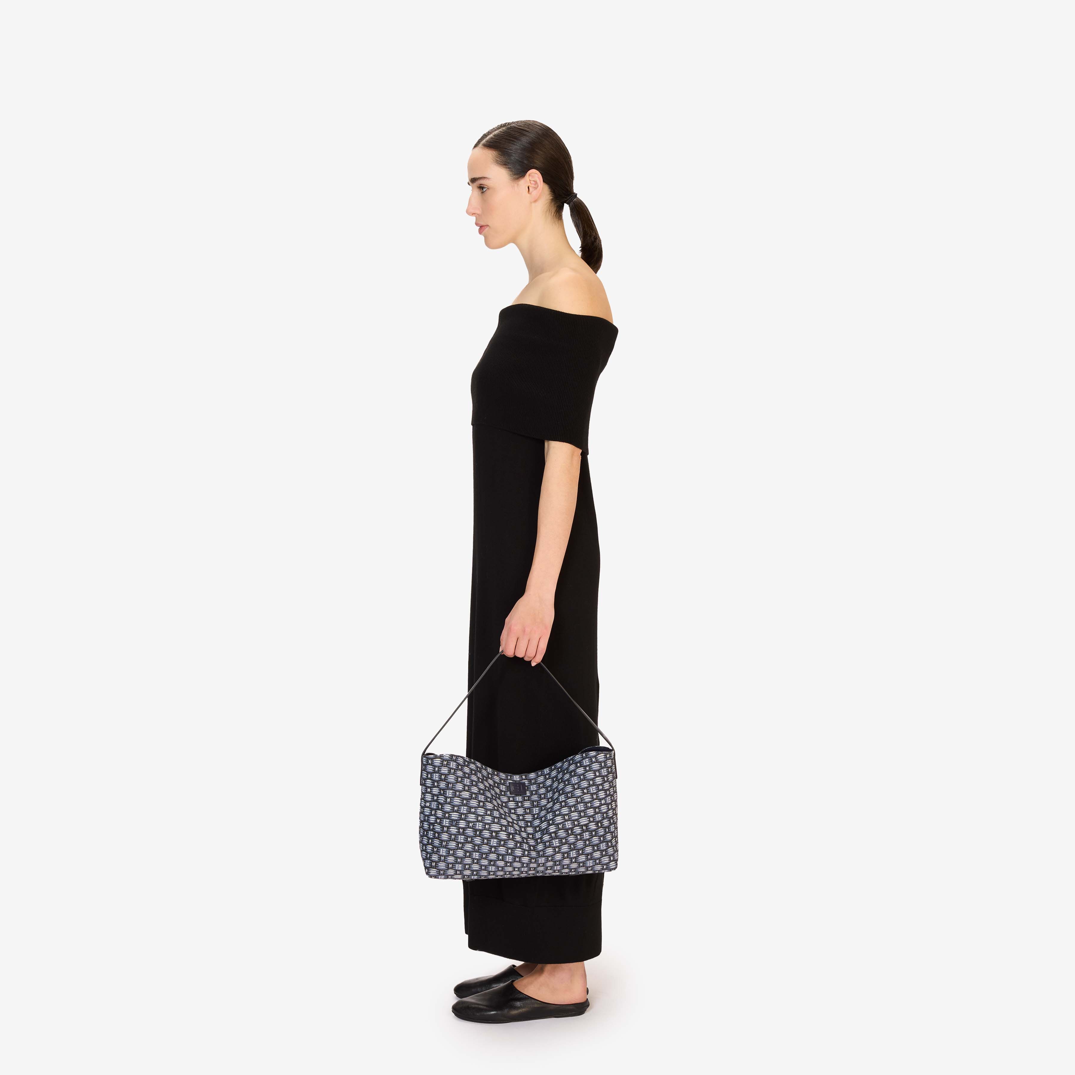 Bolso Campus Baguette - Cannage - Negro