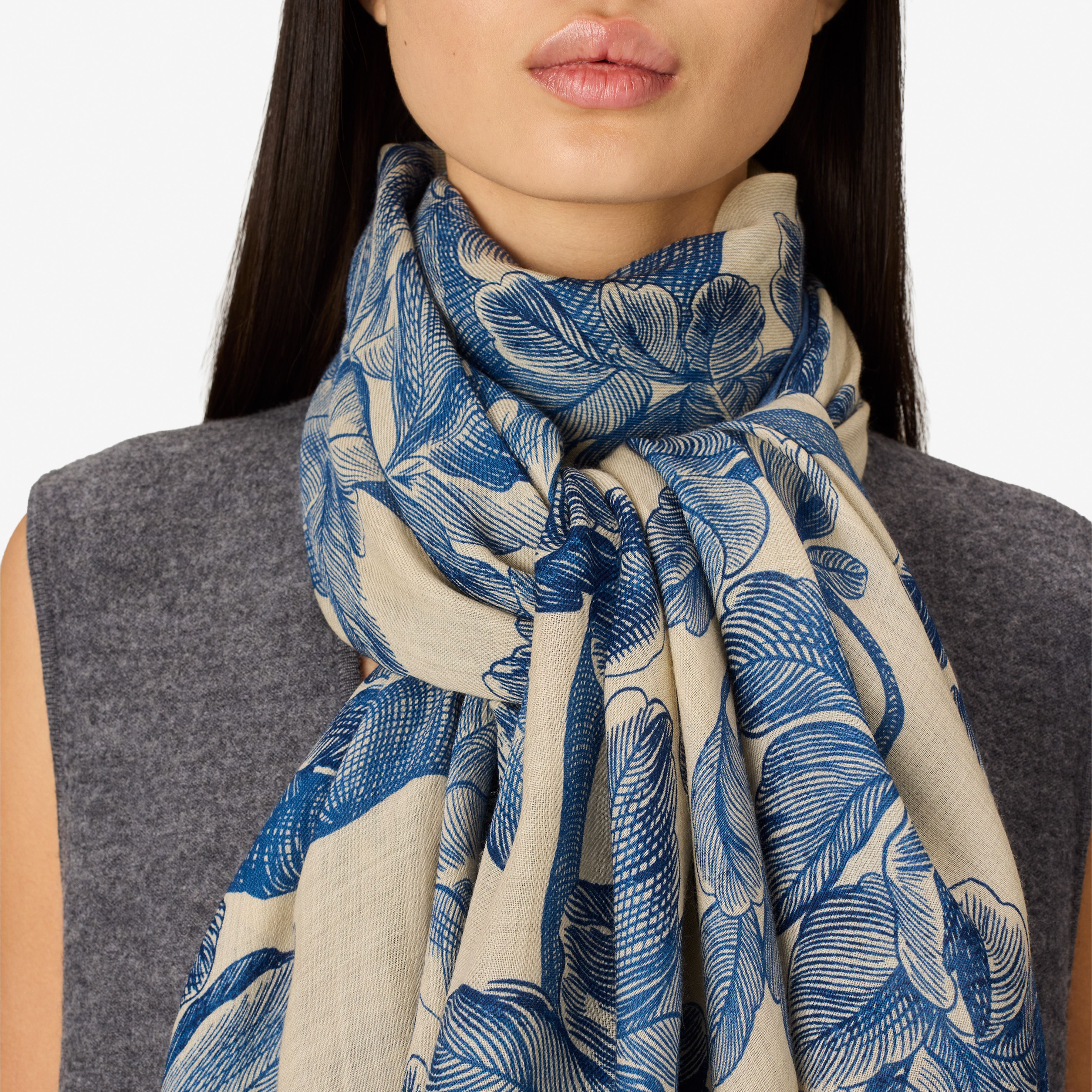 Scarf 100 - Arboris - Blue