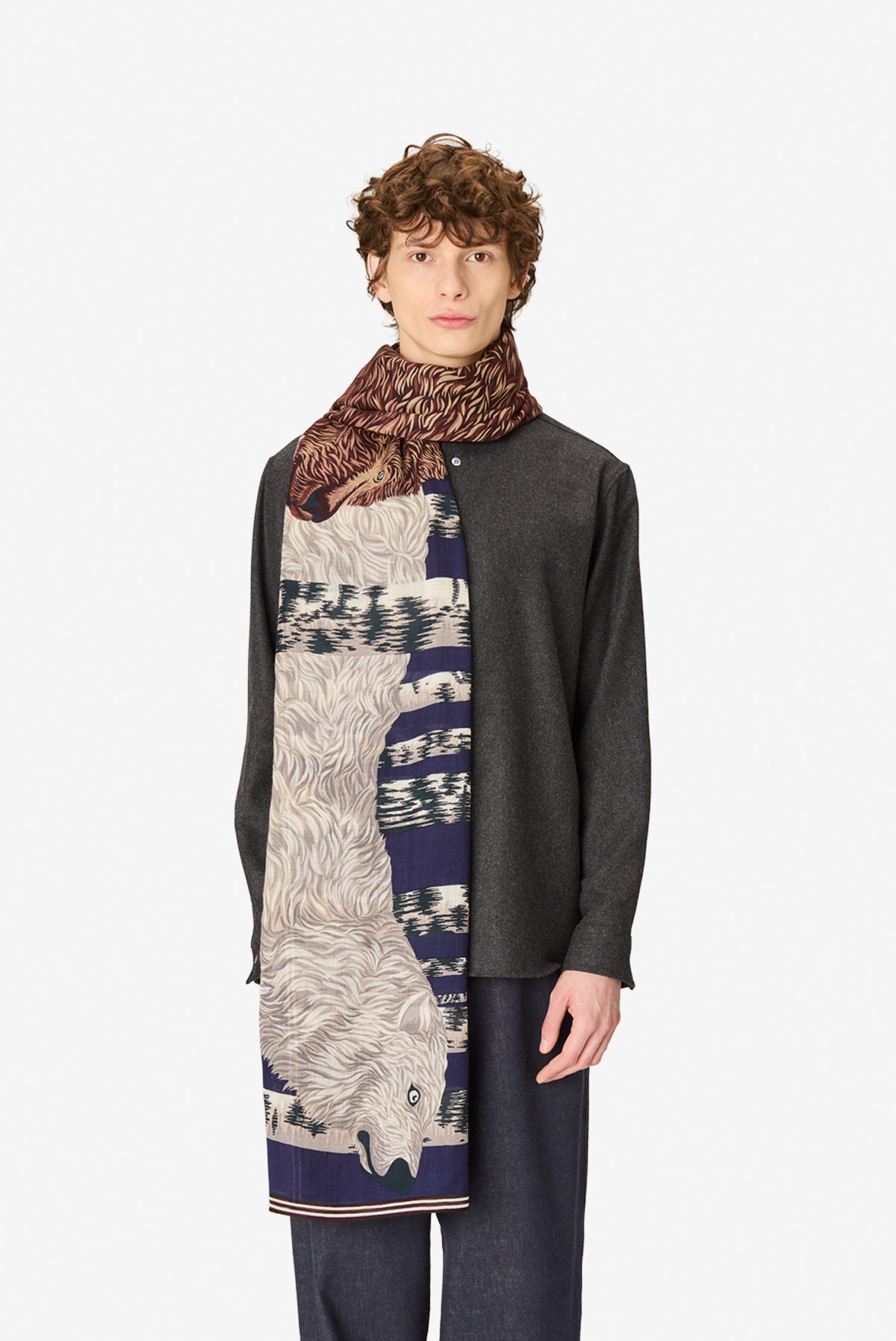 Scarf 100 - Ours - Navy