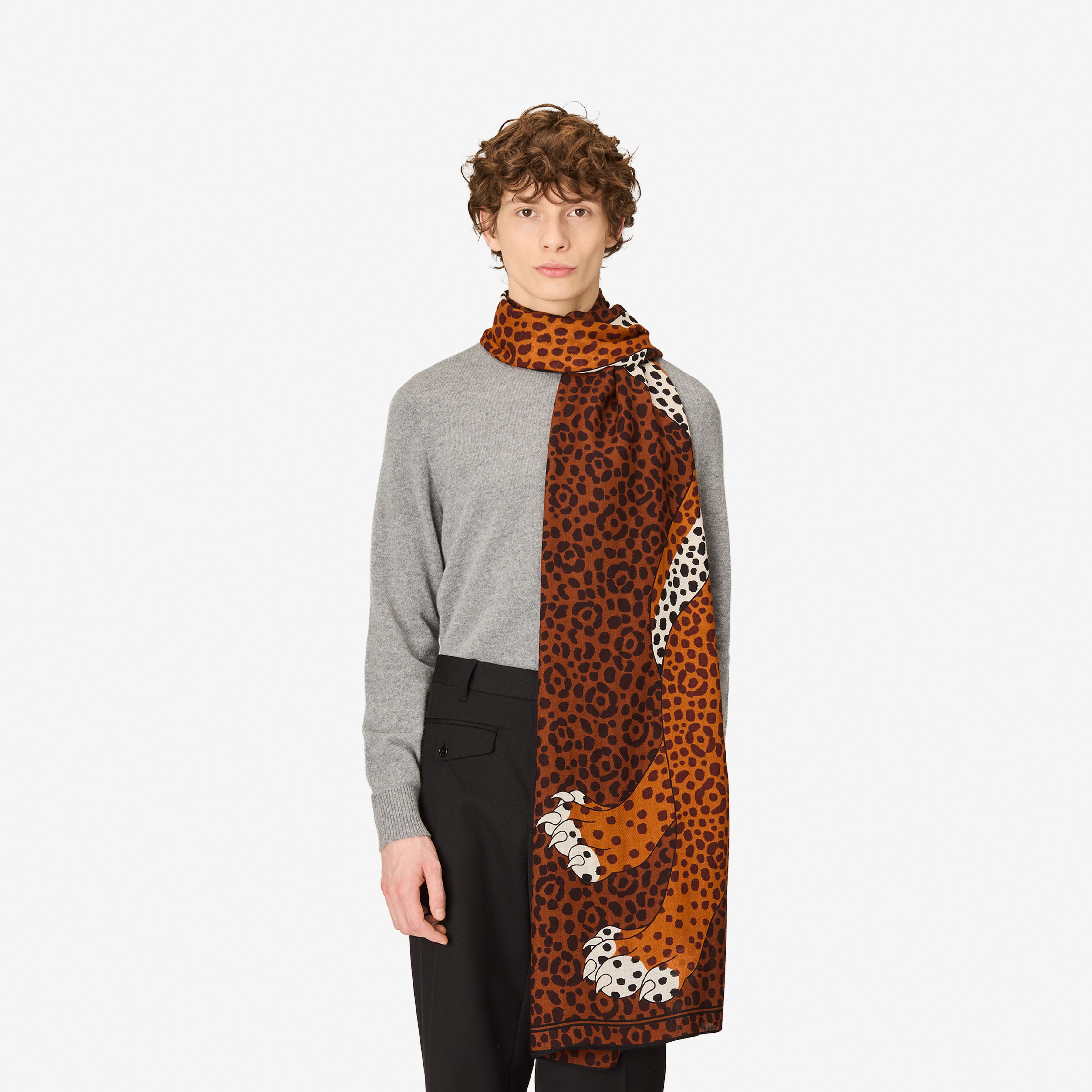 Scarf 100 - Felis - Burgundy