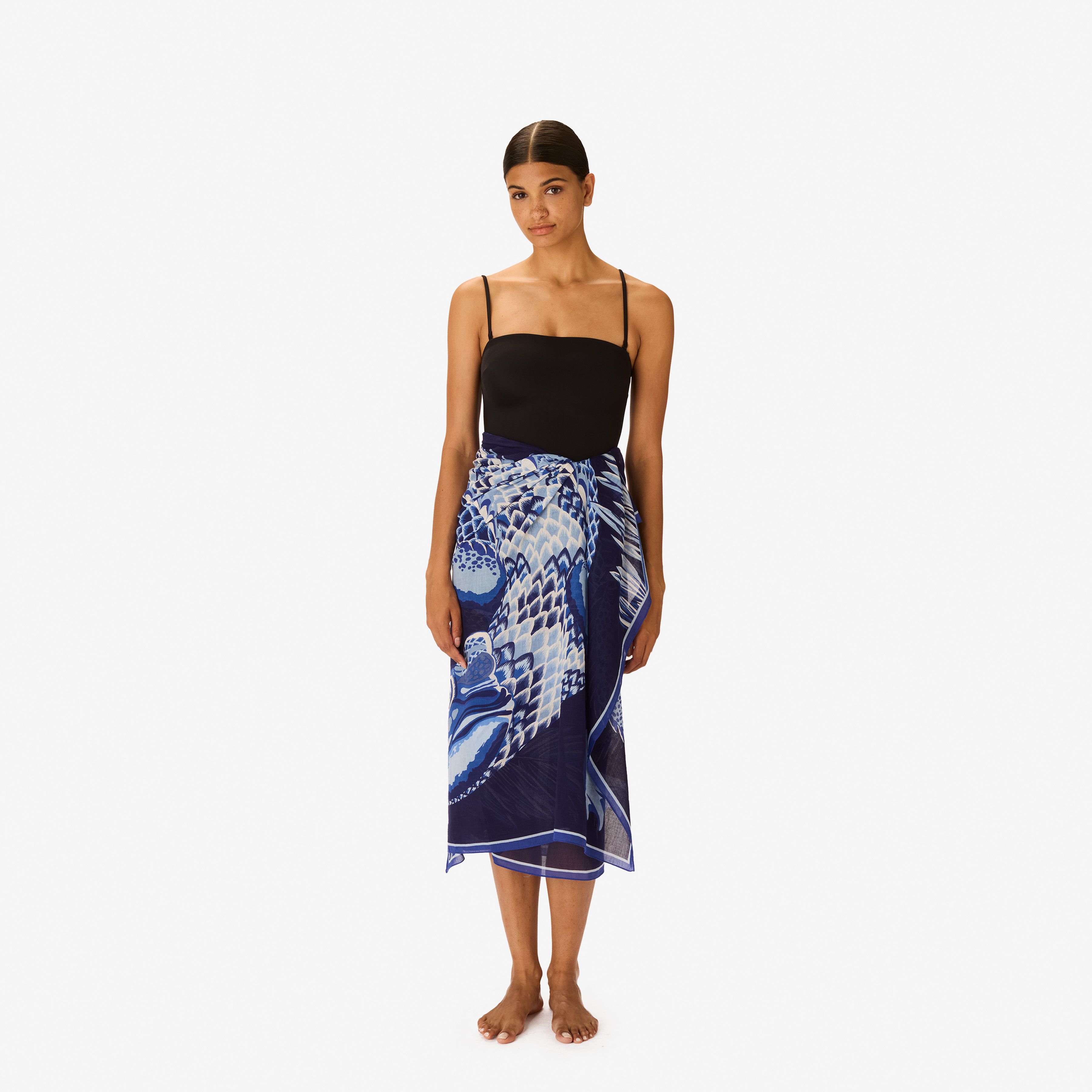Scarf 100 - Croco - Navy