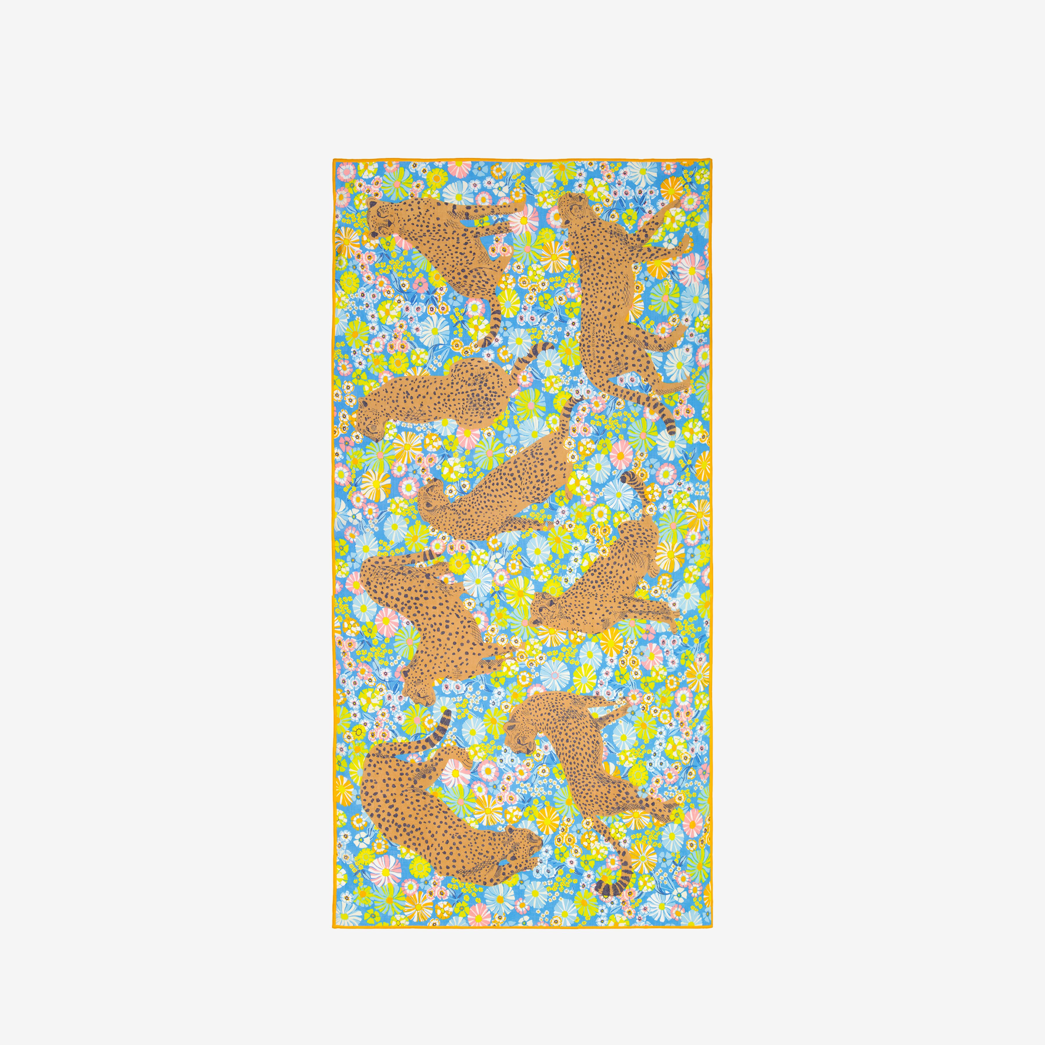 Scarf 100 - Pampa - Turquoise Blue