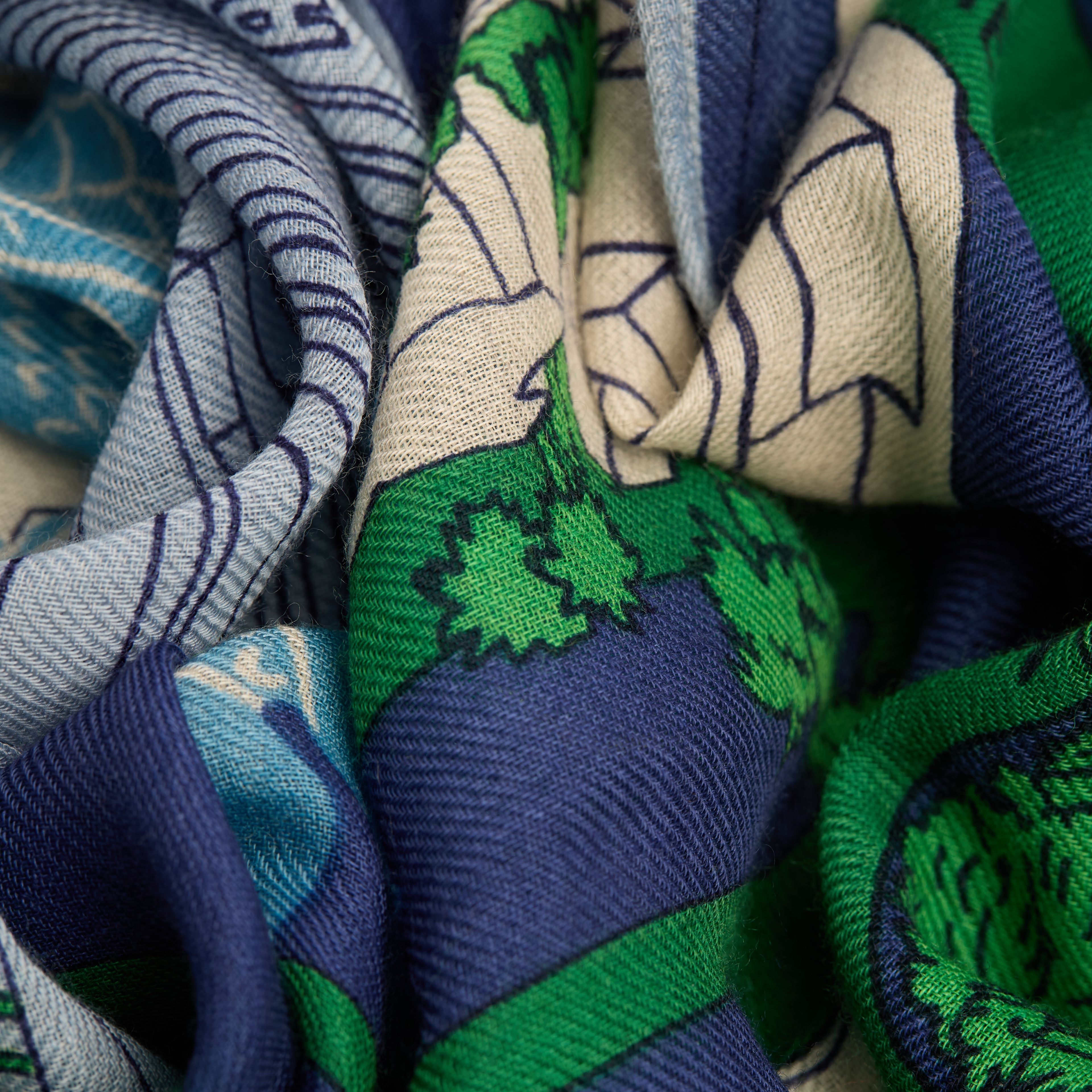 Scarf 80 - Vegas - Blue