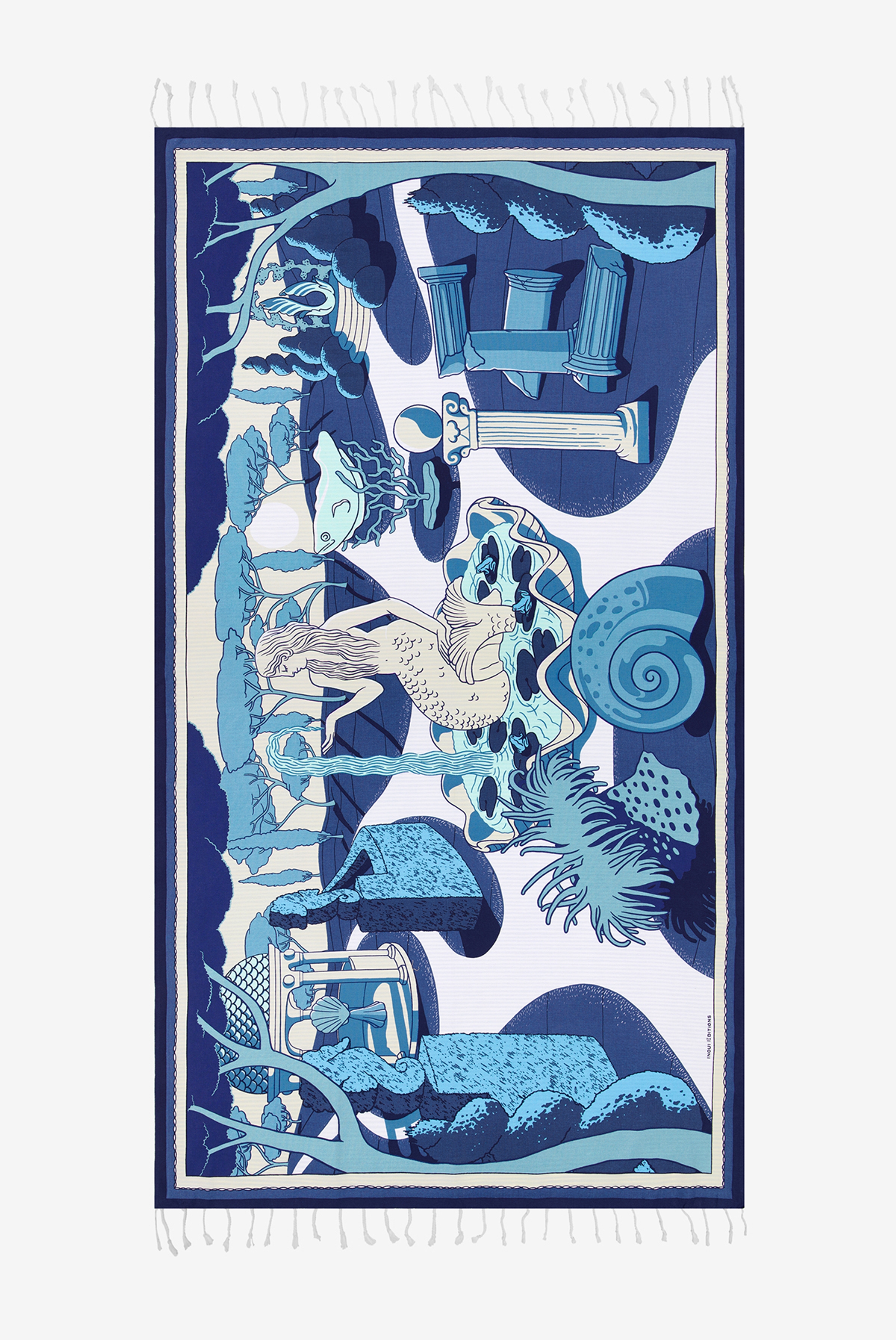 Fouta Towel 100 - Jardin - Blue