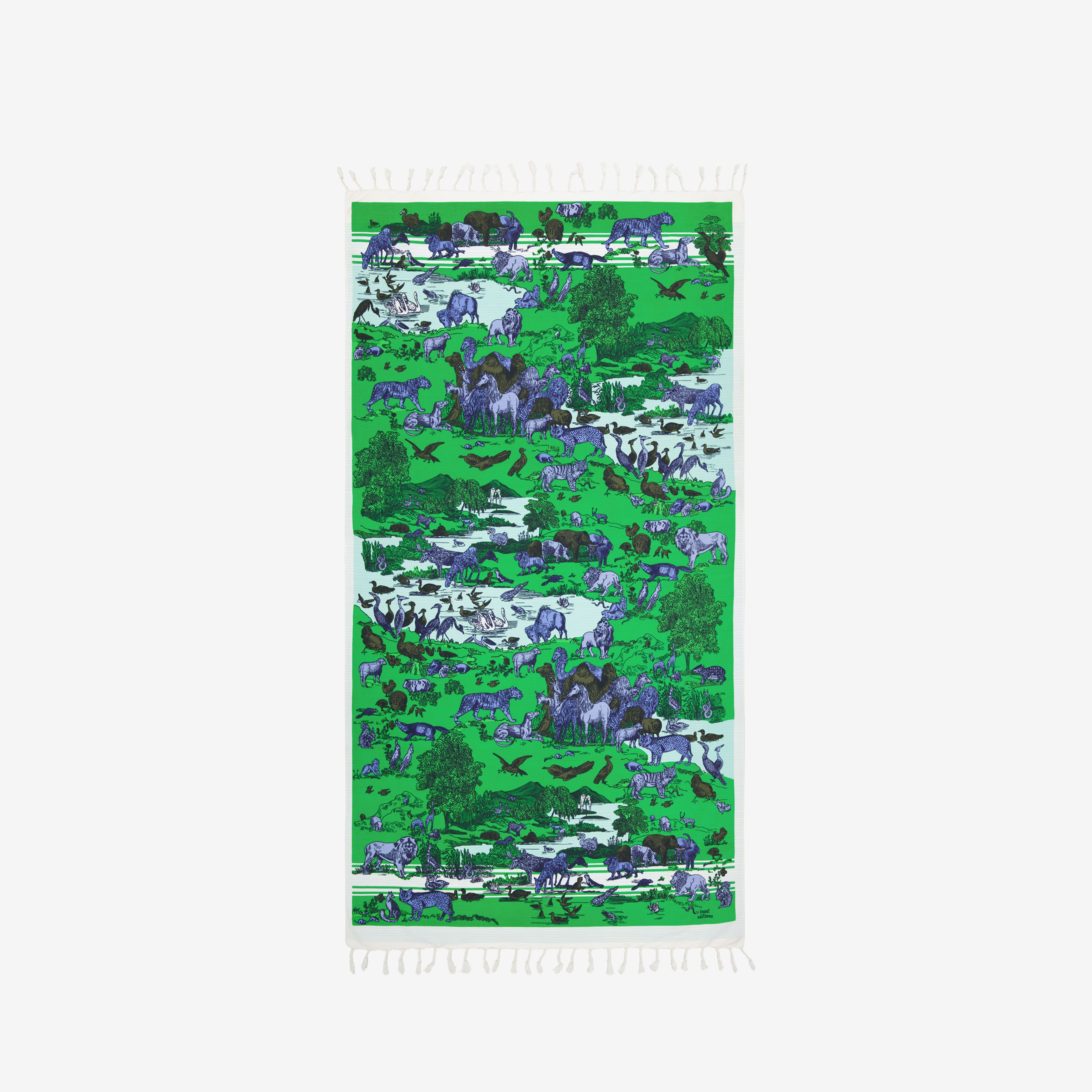 Fouta Towel 100 - Rêverie - Green