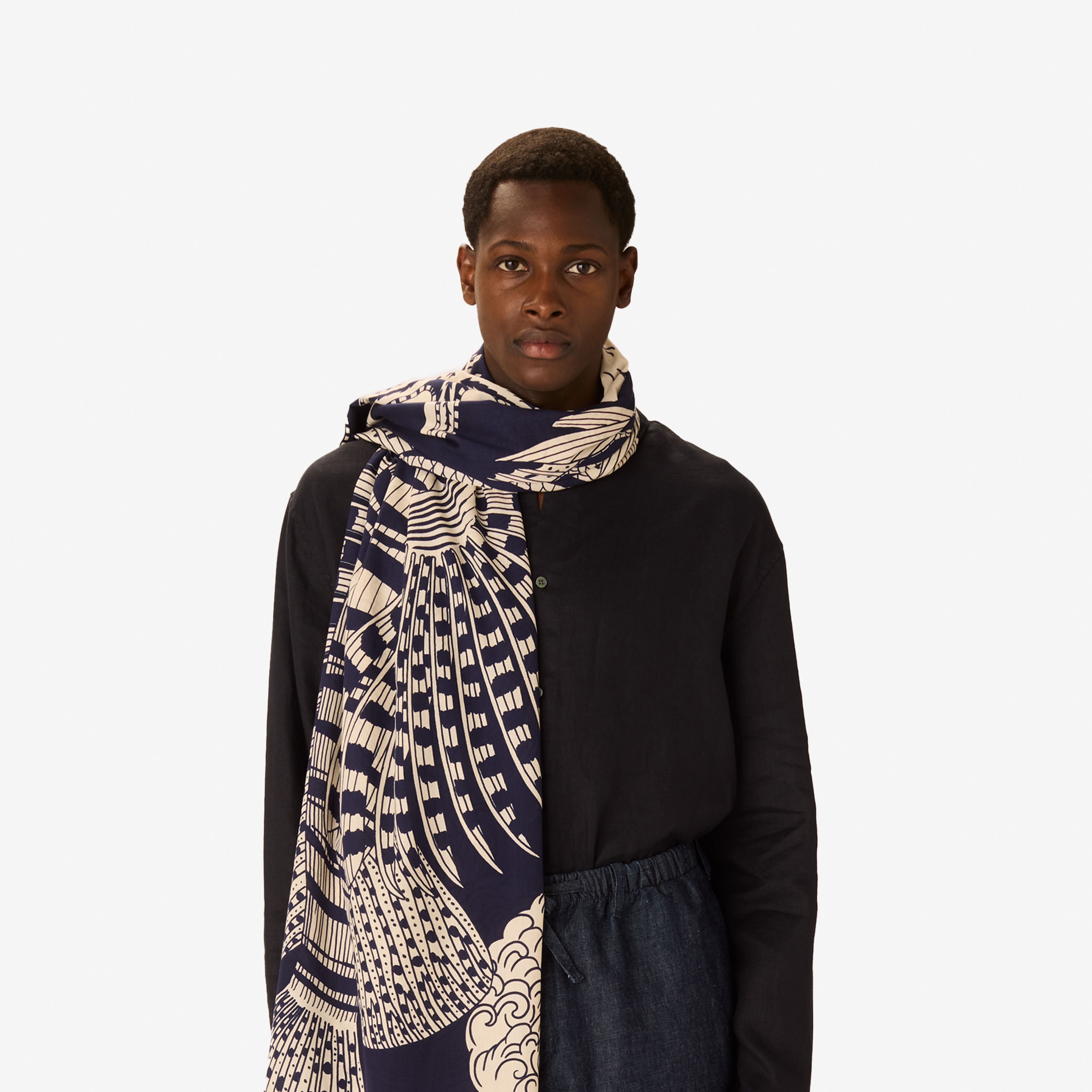 Scarf 100 - Vague - Navy