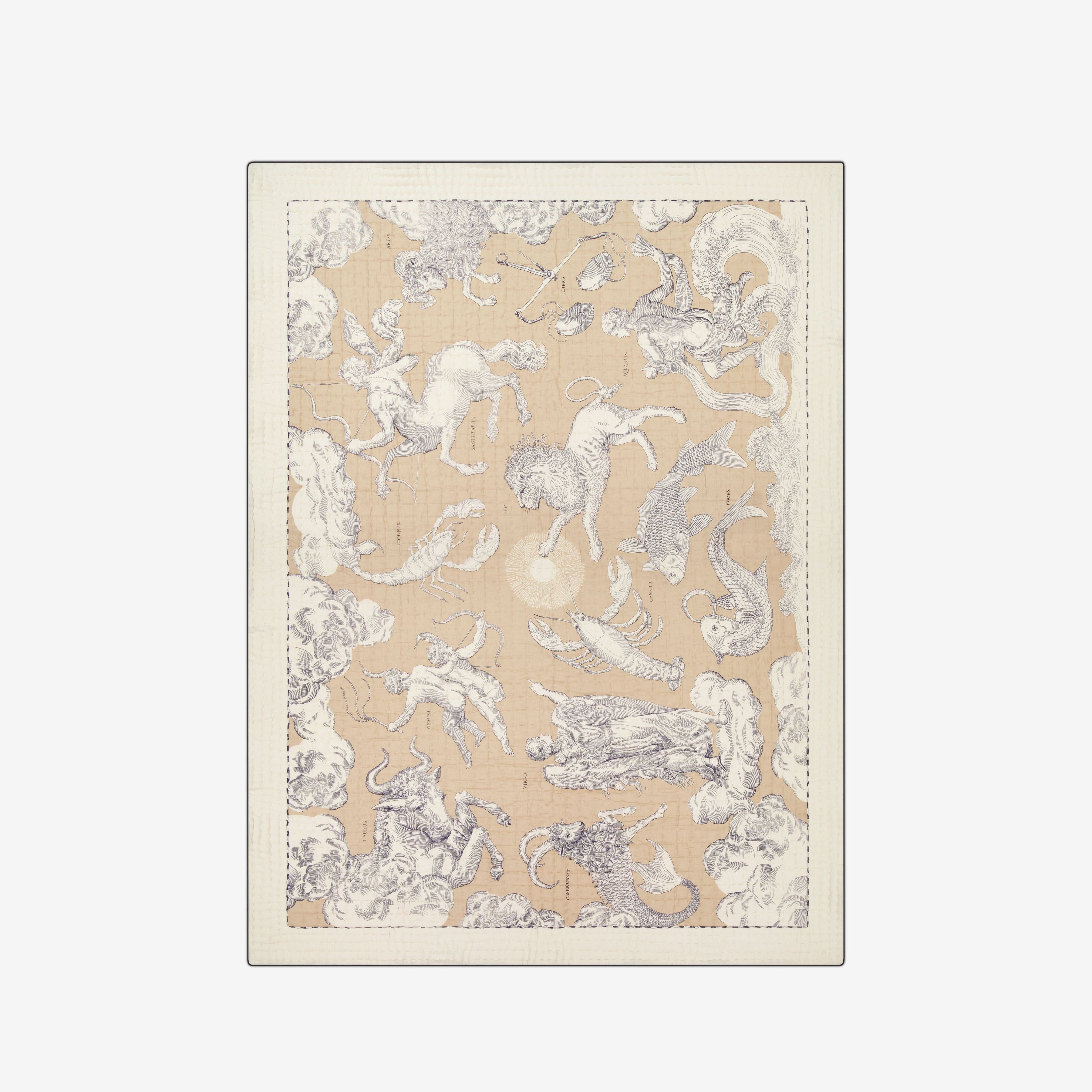 Quilted Cover 140 - Astrologie - Beige