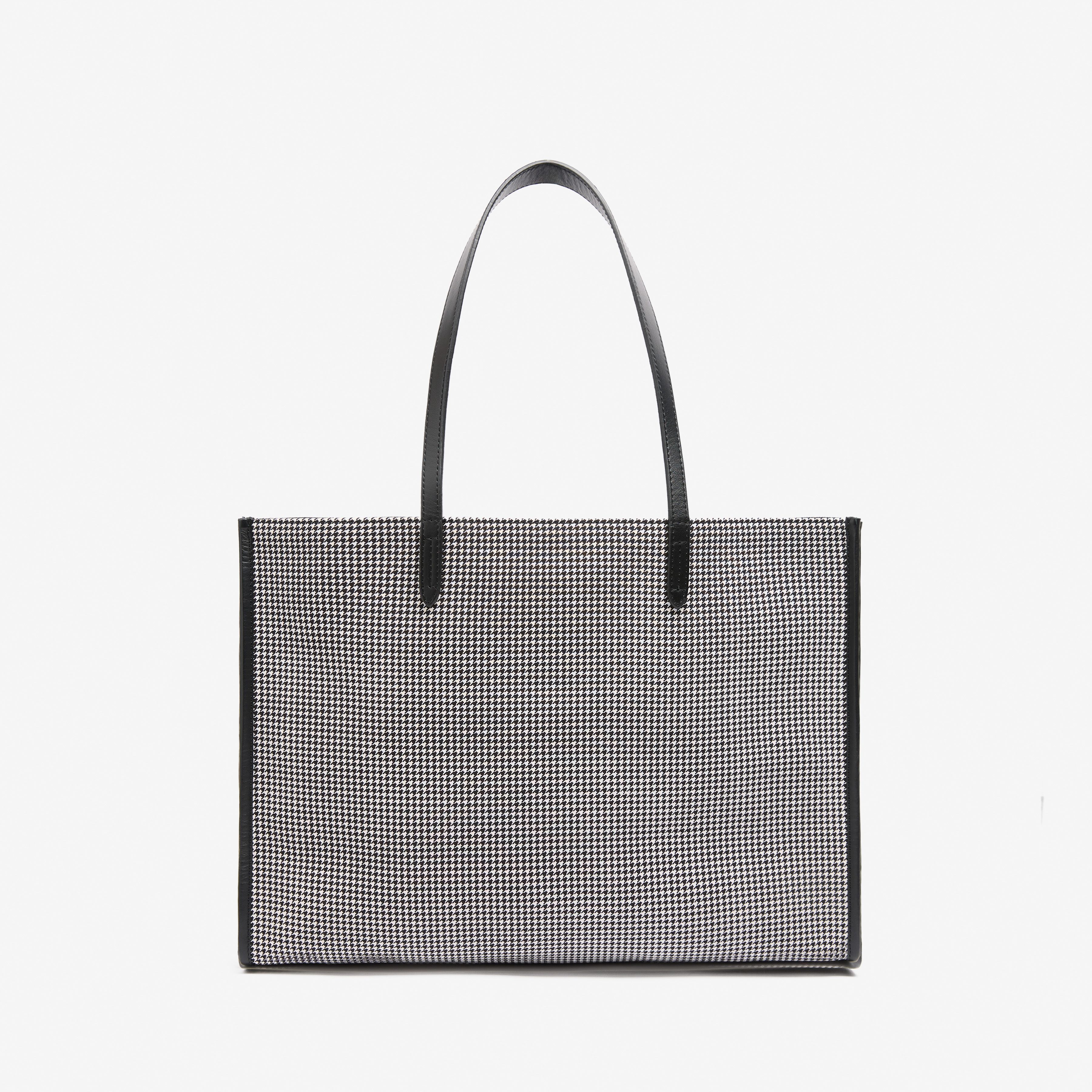 Shopping Bag - Jorgen Houndstooth - Black