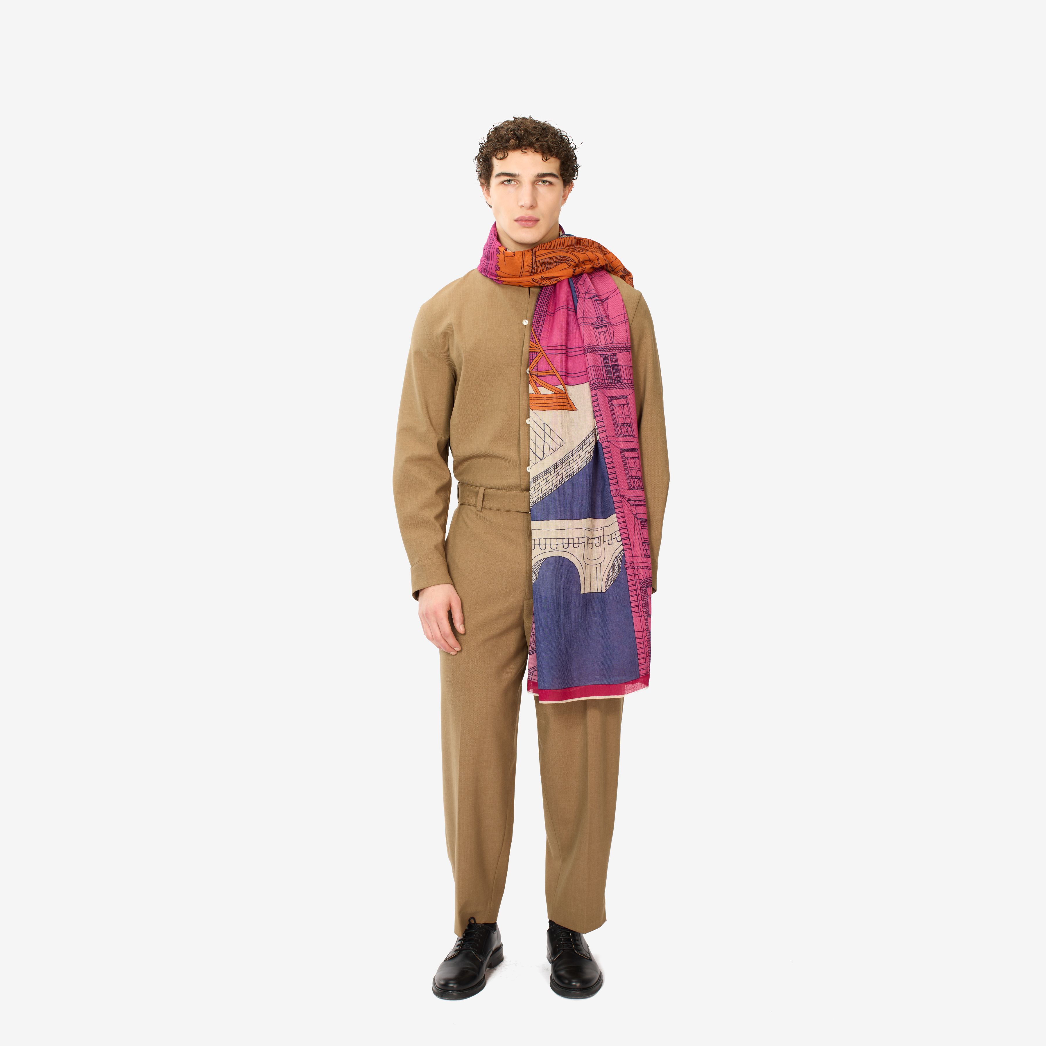 Scarf 100 - Paris - Fuchsia