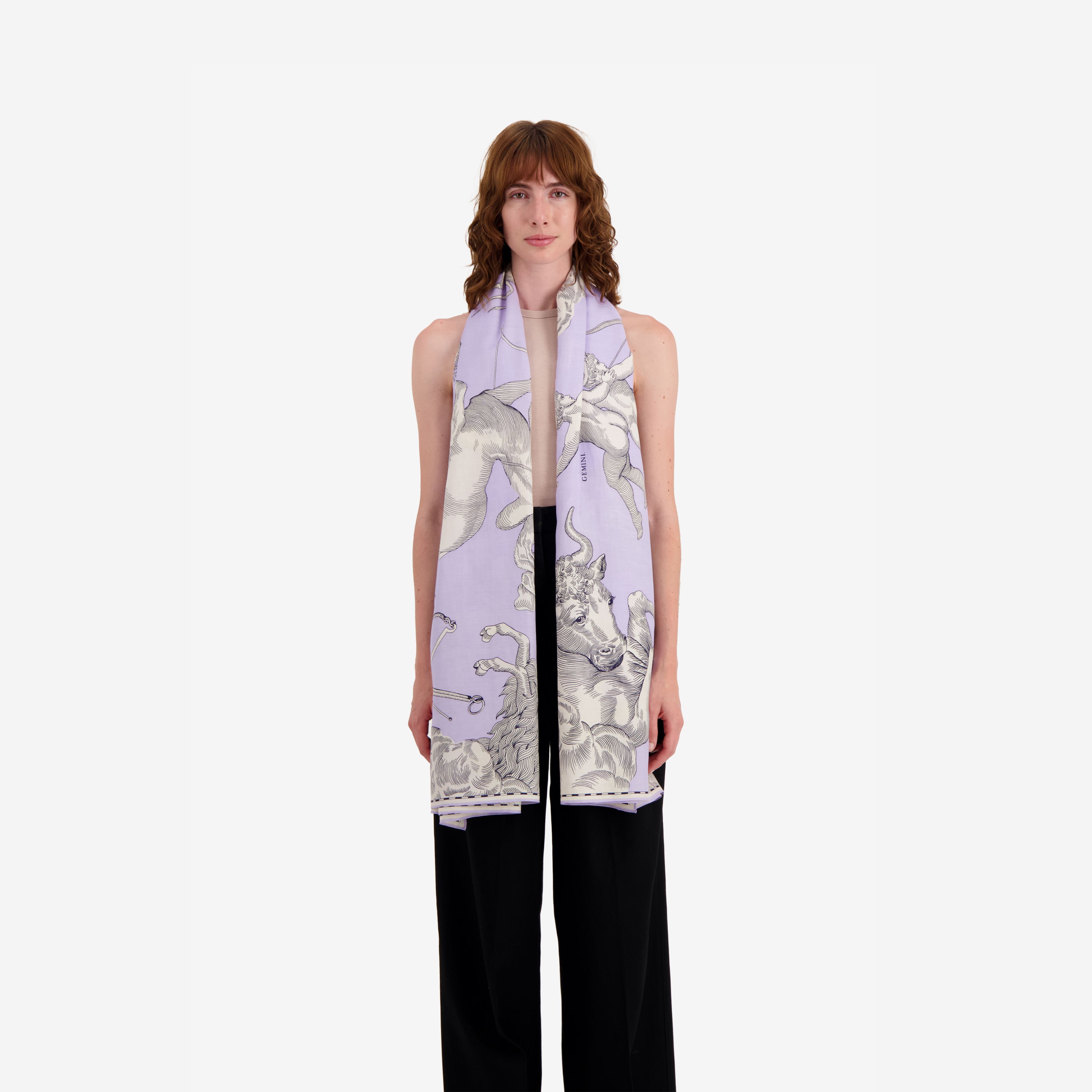 Scarf 100 - Astrologie - Lavender
