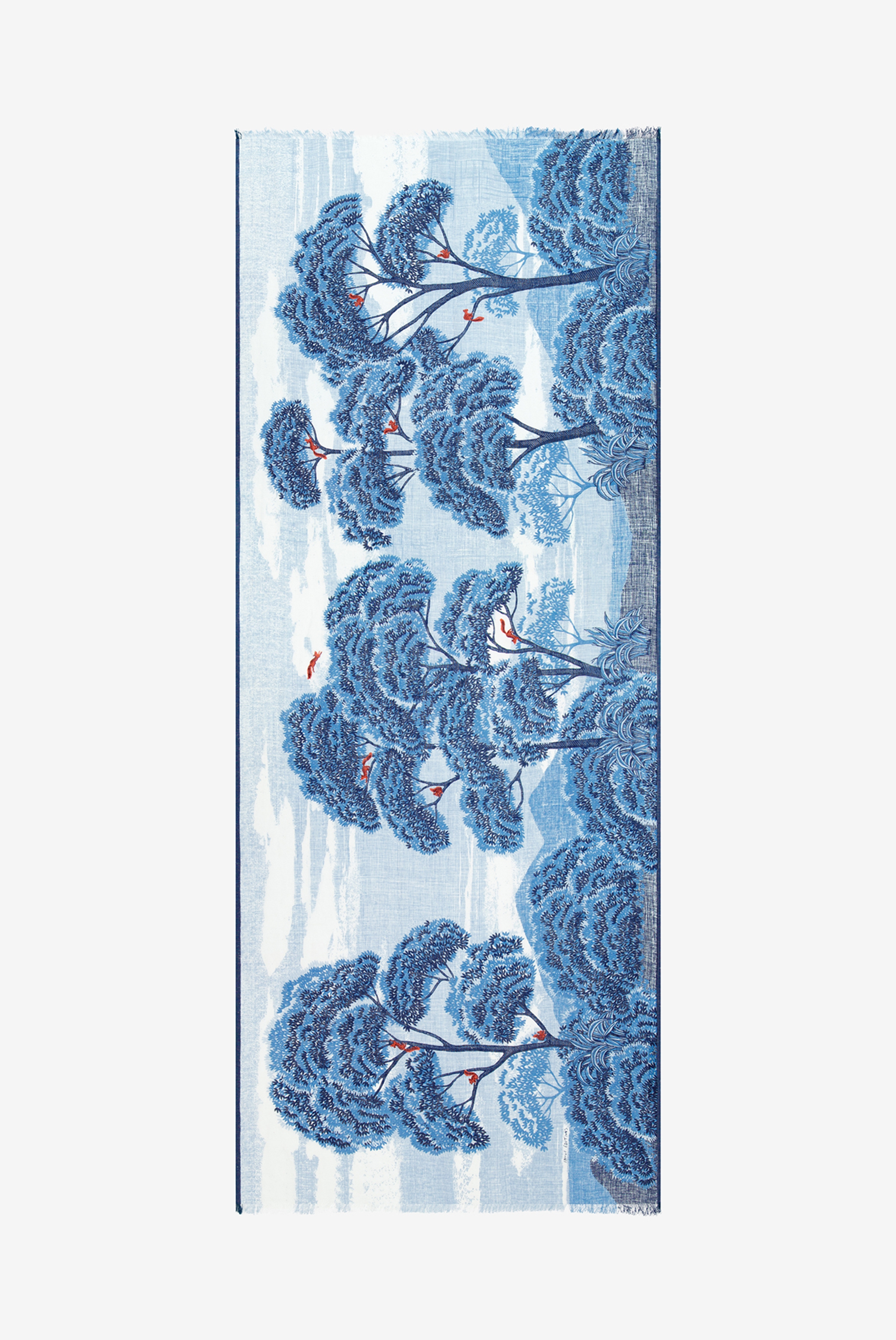 Scarf 70 - Ambroise - Duck Blue