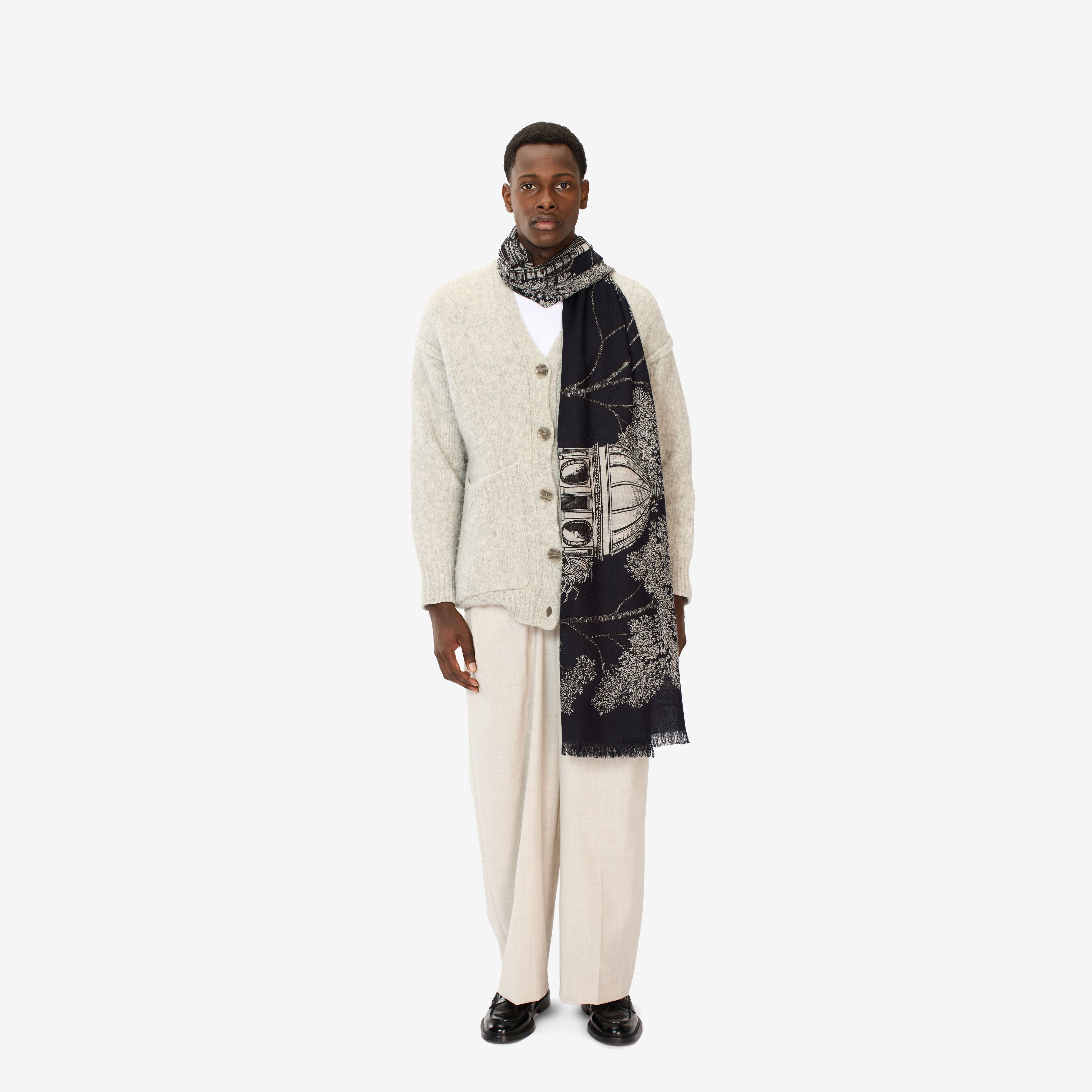 Scarf 80 - Mirage - Black