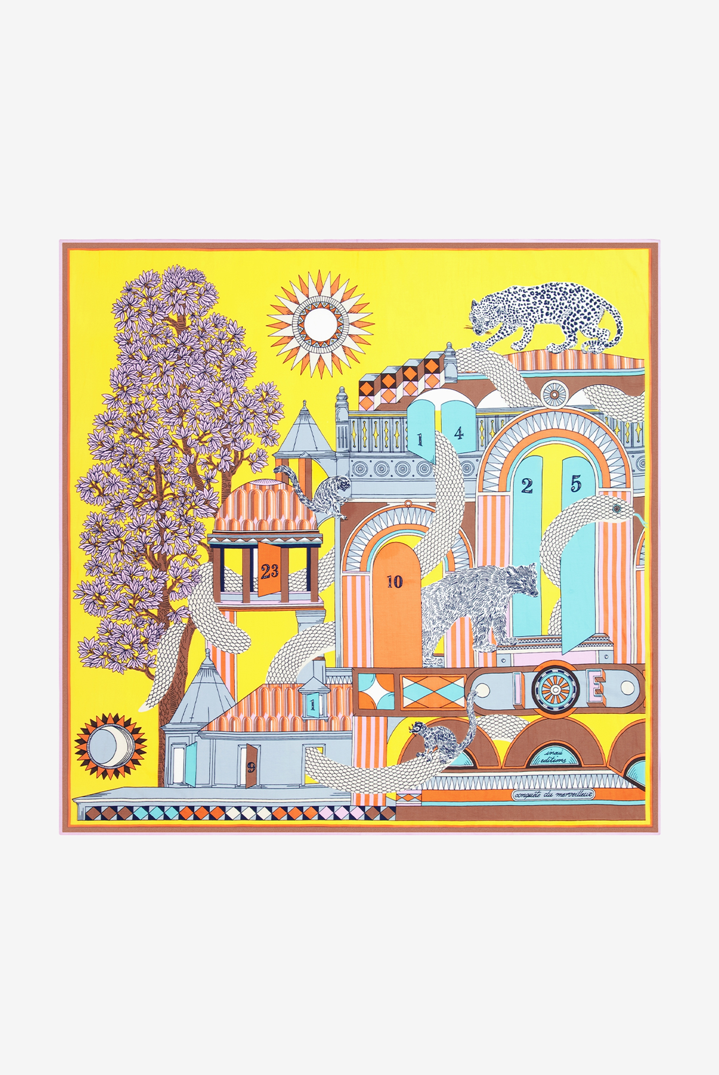 Square 100 - Taj - Yellow