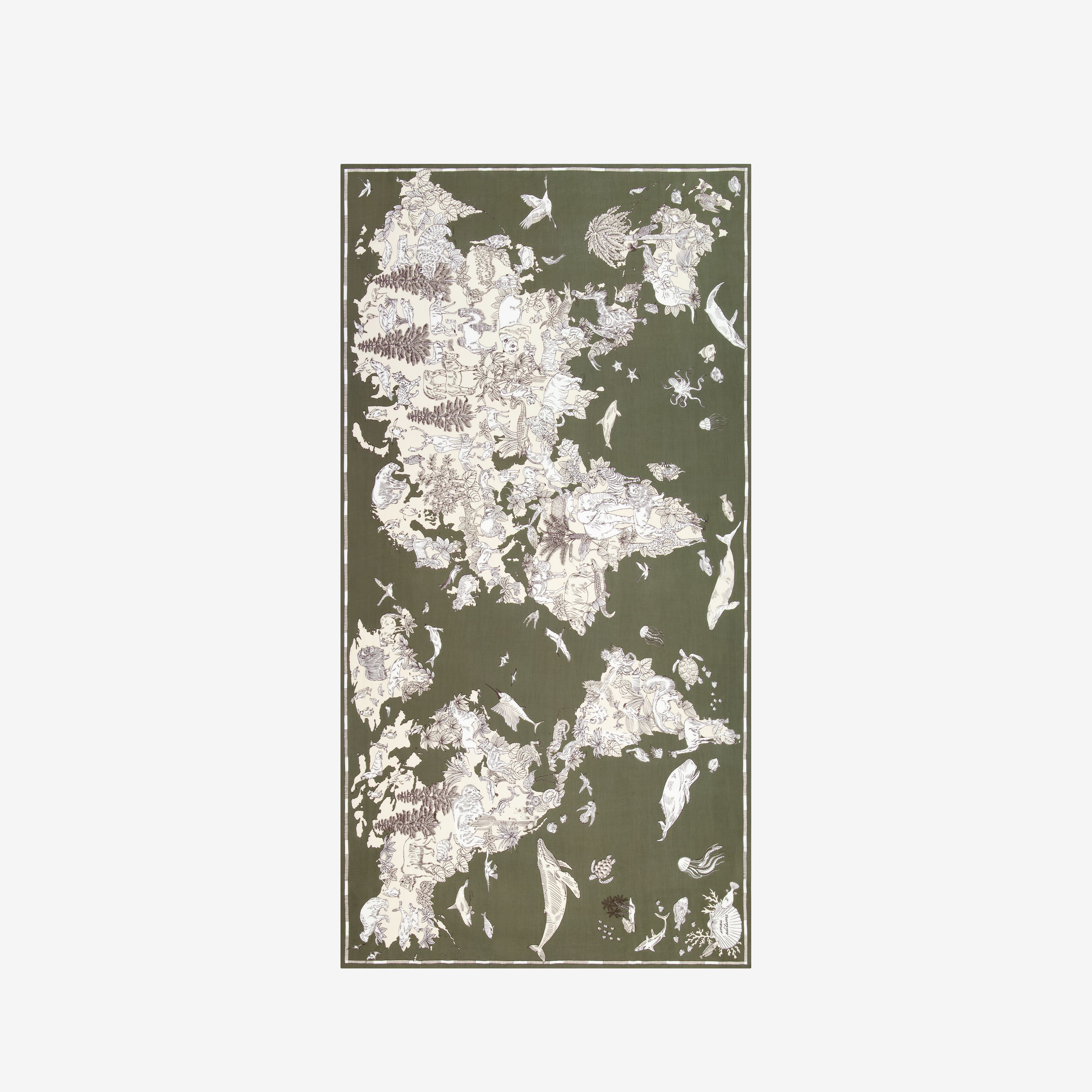 Schal 100 - Atlas - Khaki