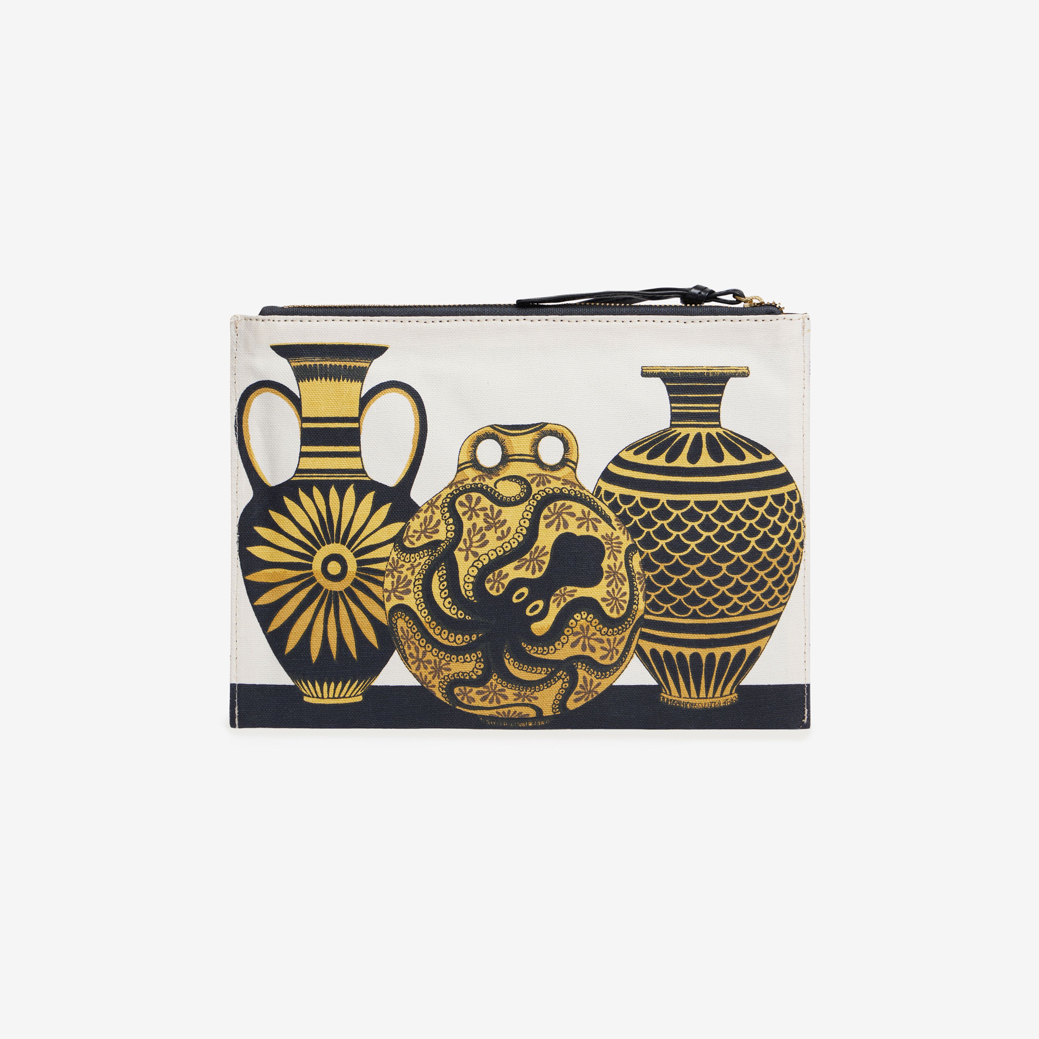 Pouch - Mykonos Jar - White