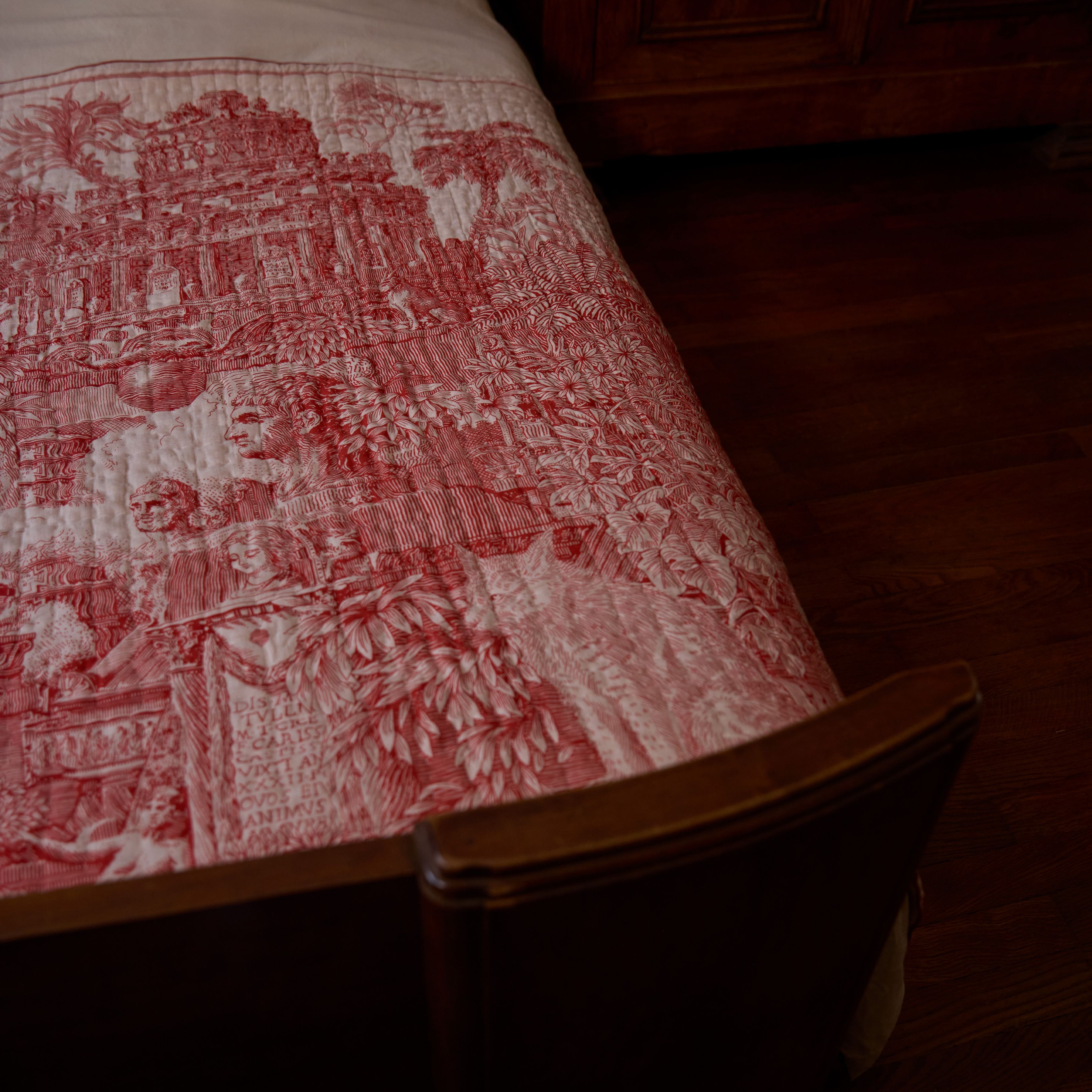 Piumone trapuntato 140 - Piranesi - Rosso