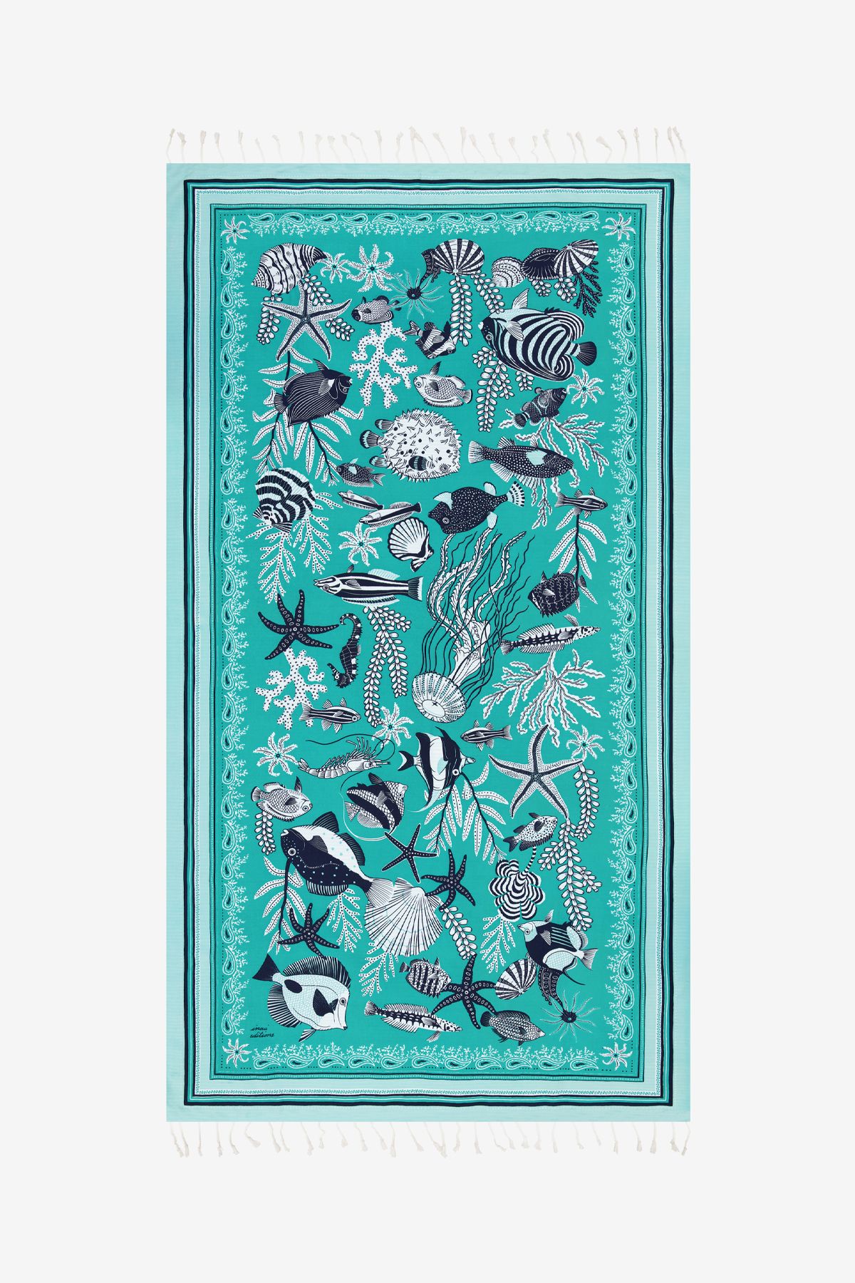 Toalla Fouta 100 - Neptune - Turquesa