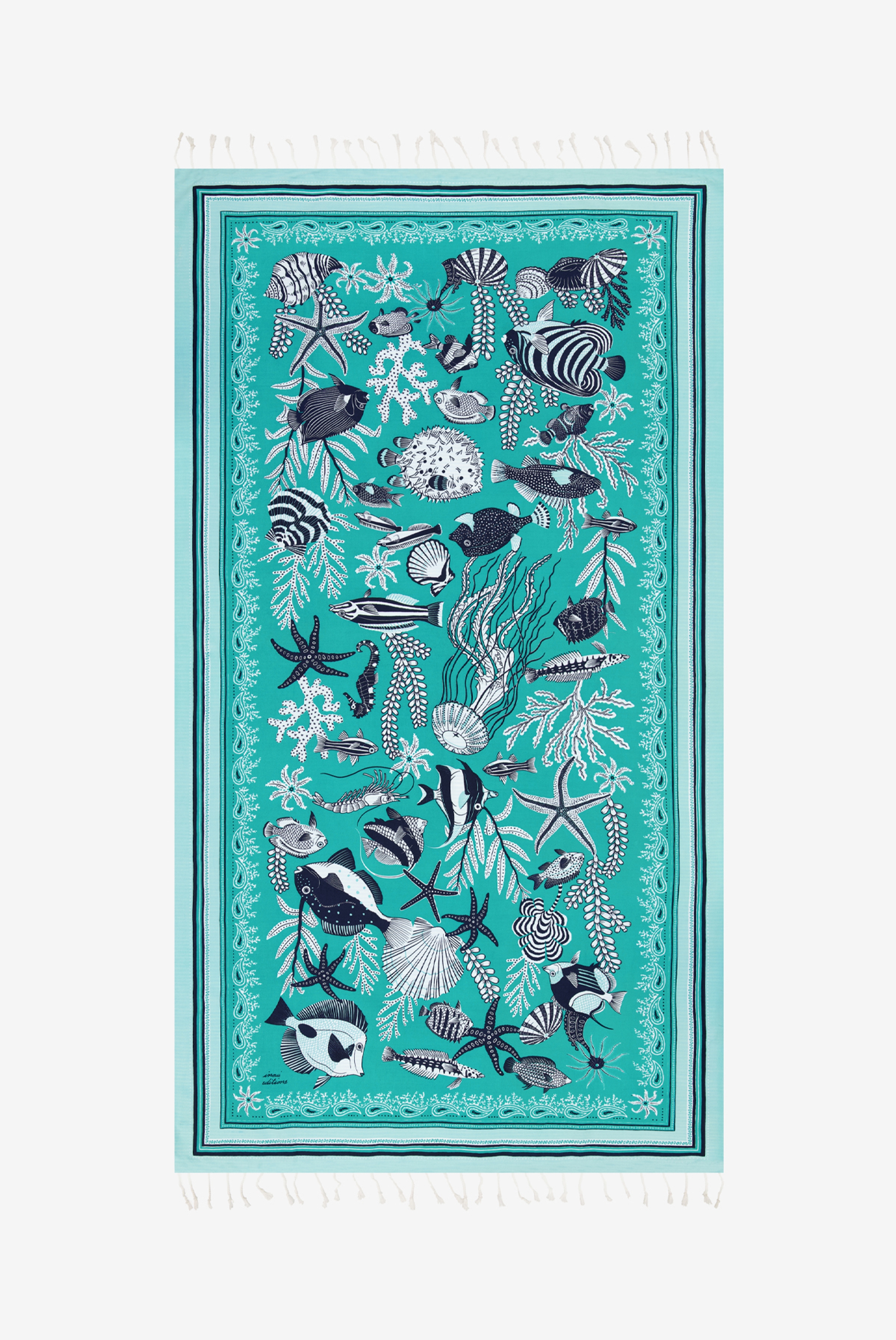 Toalla Fouta 100 - Neptune - Turquesa
