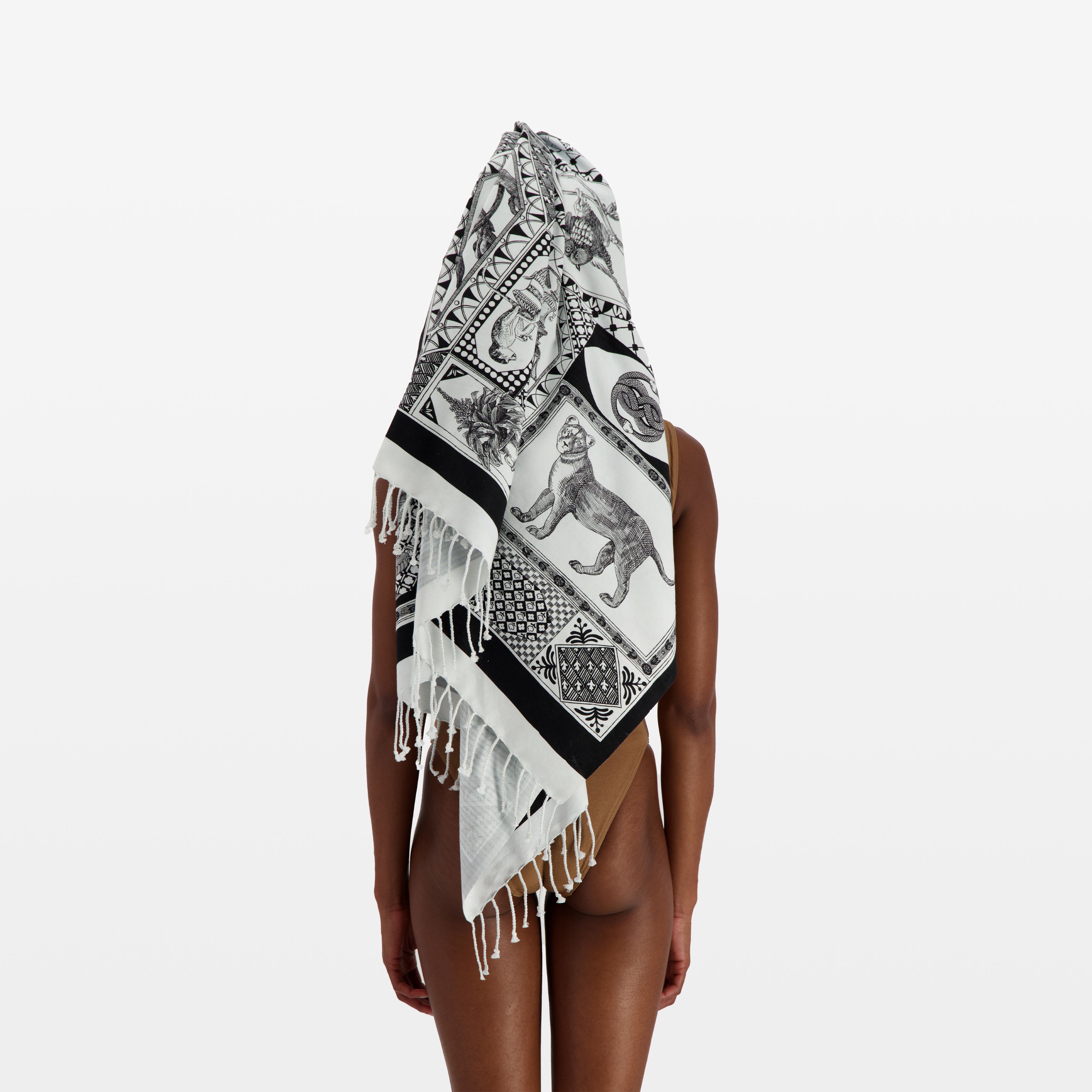 Fouta Towel 100 - Barocco - White