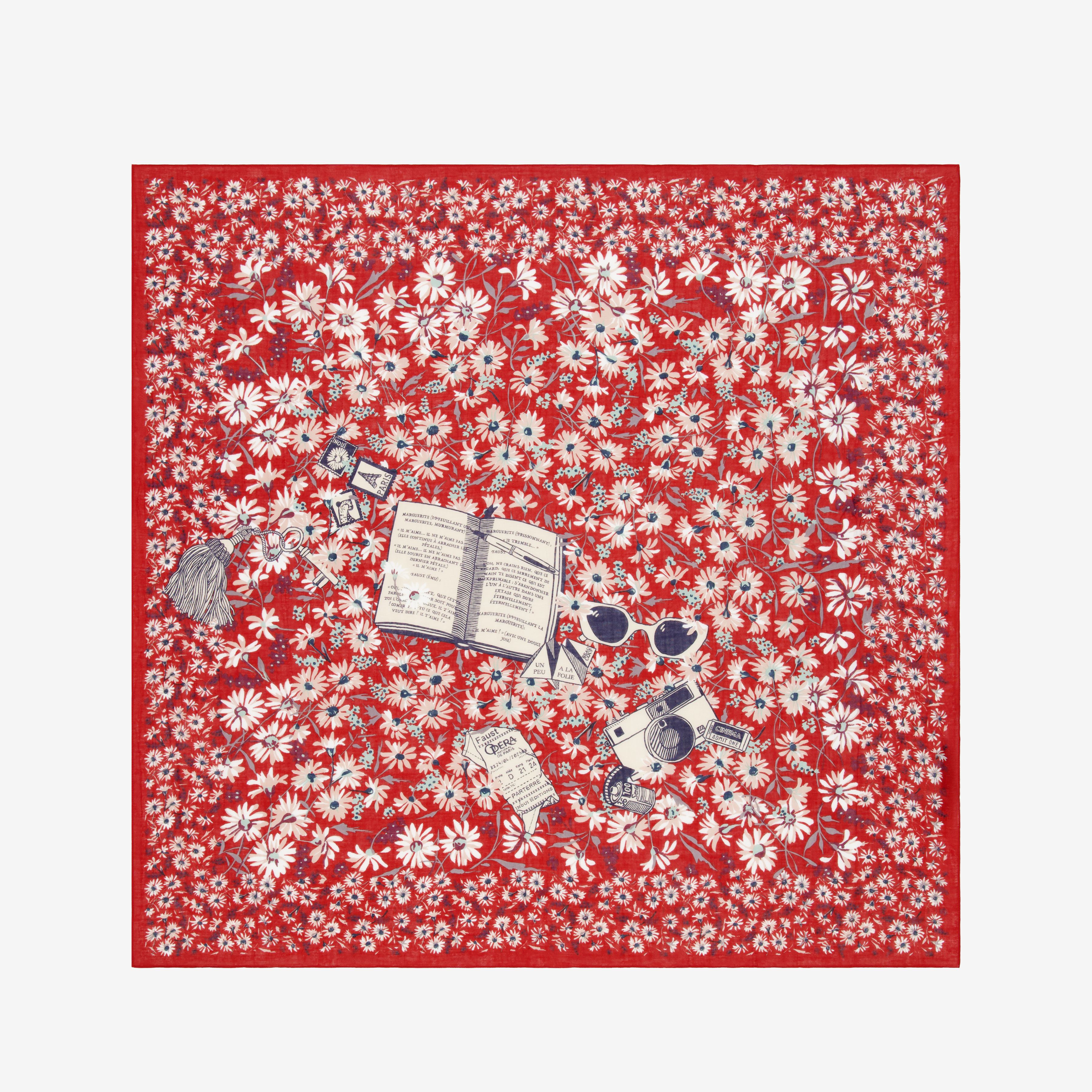 Pañuelo 100 - Faust - Rojo