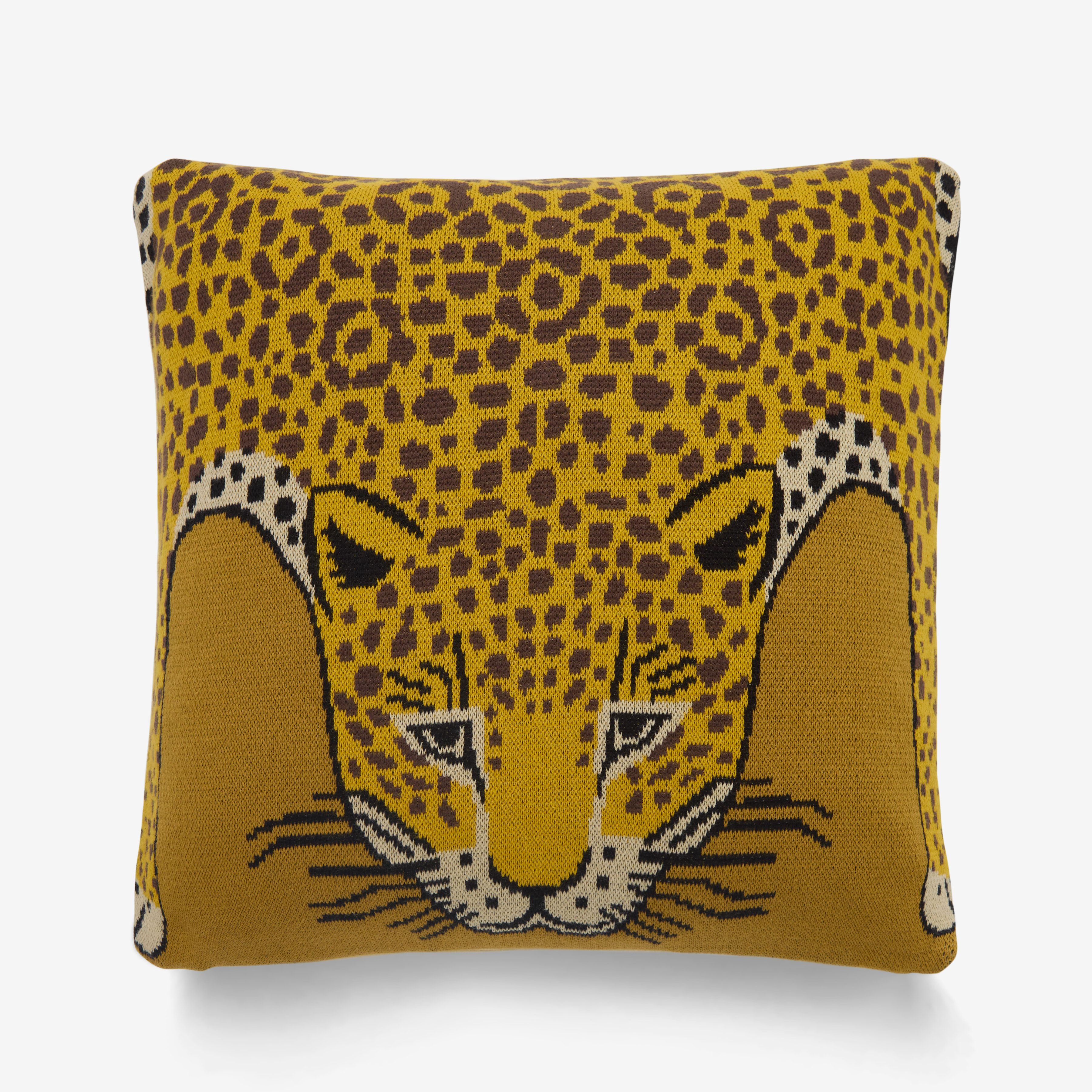 Kissenbezug  40 - Leopard - Safran