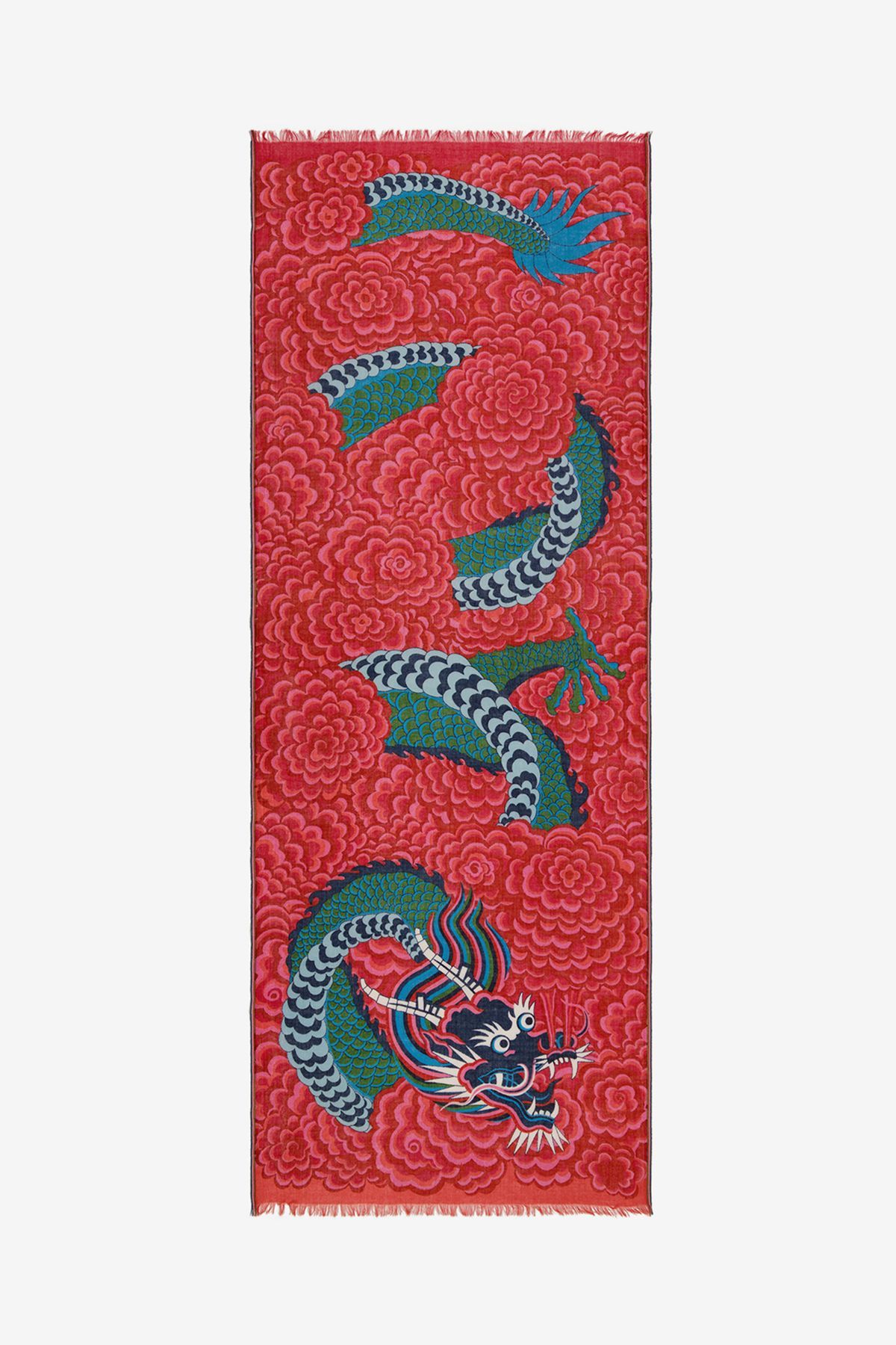 Scarf 70 - Dragon - Fuchsia