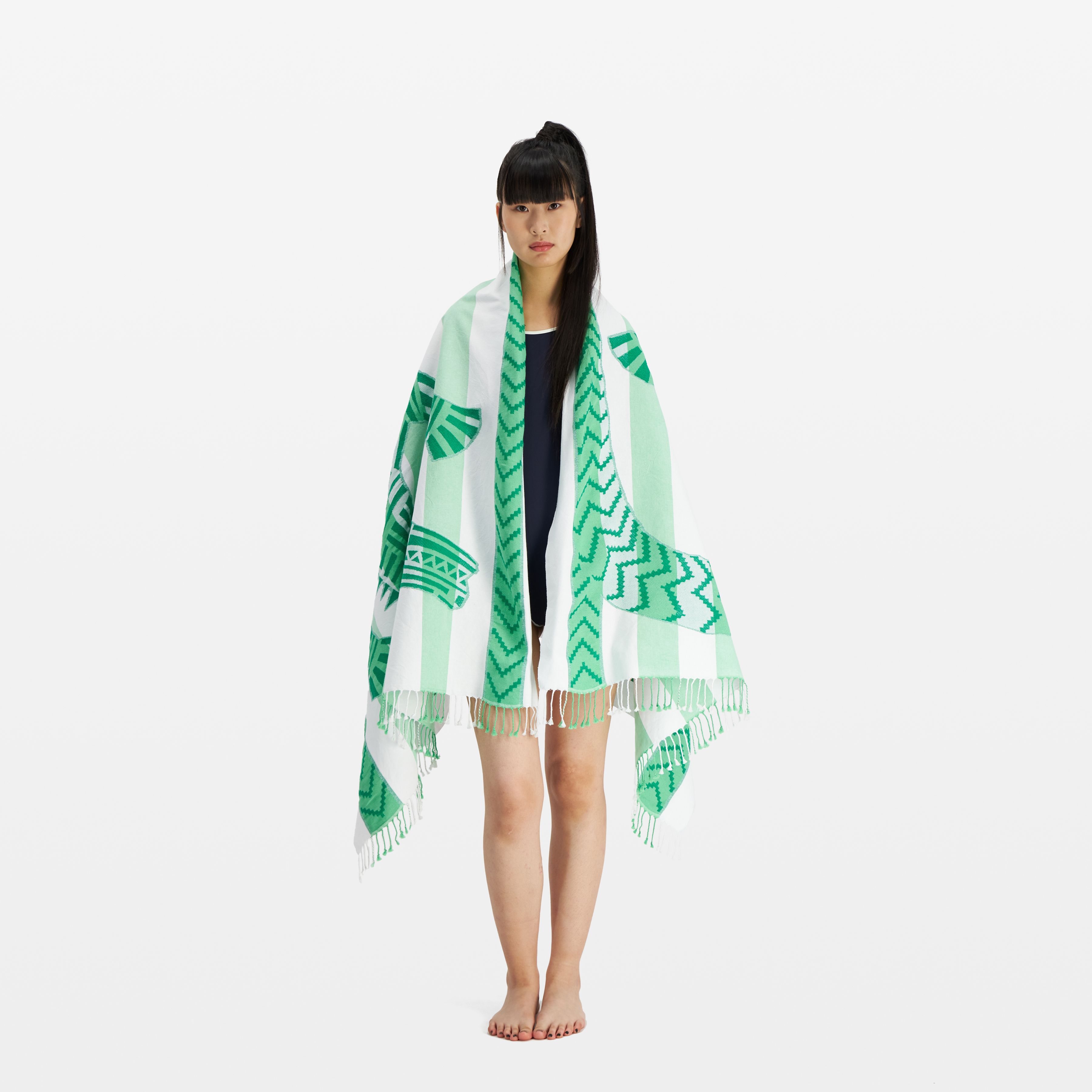 Fouta 100 - Attila 3D - Vert