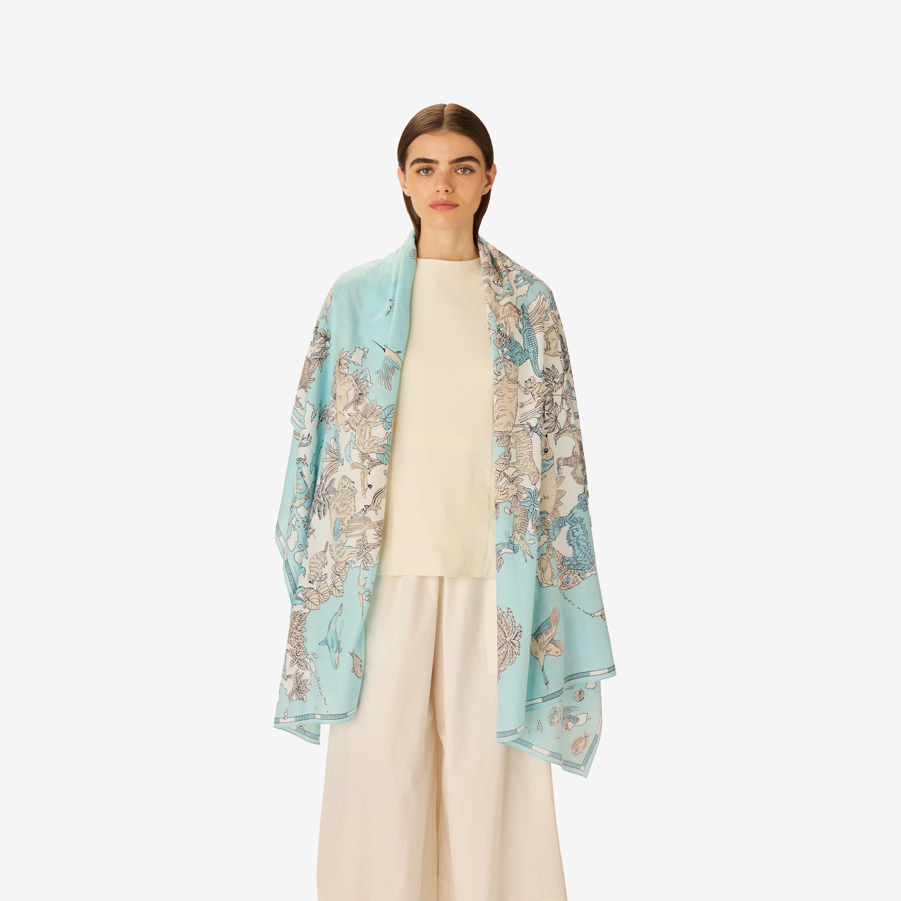 Scarf 100 - Atlas - Turquoise