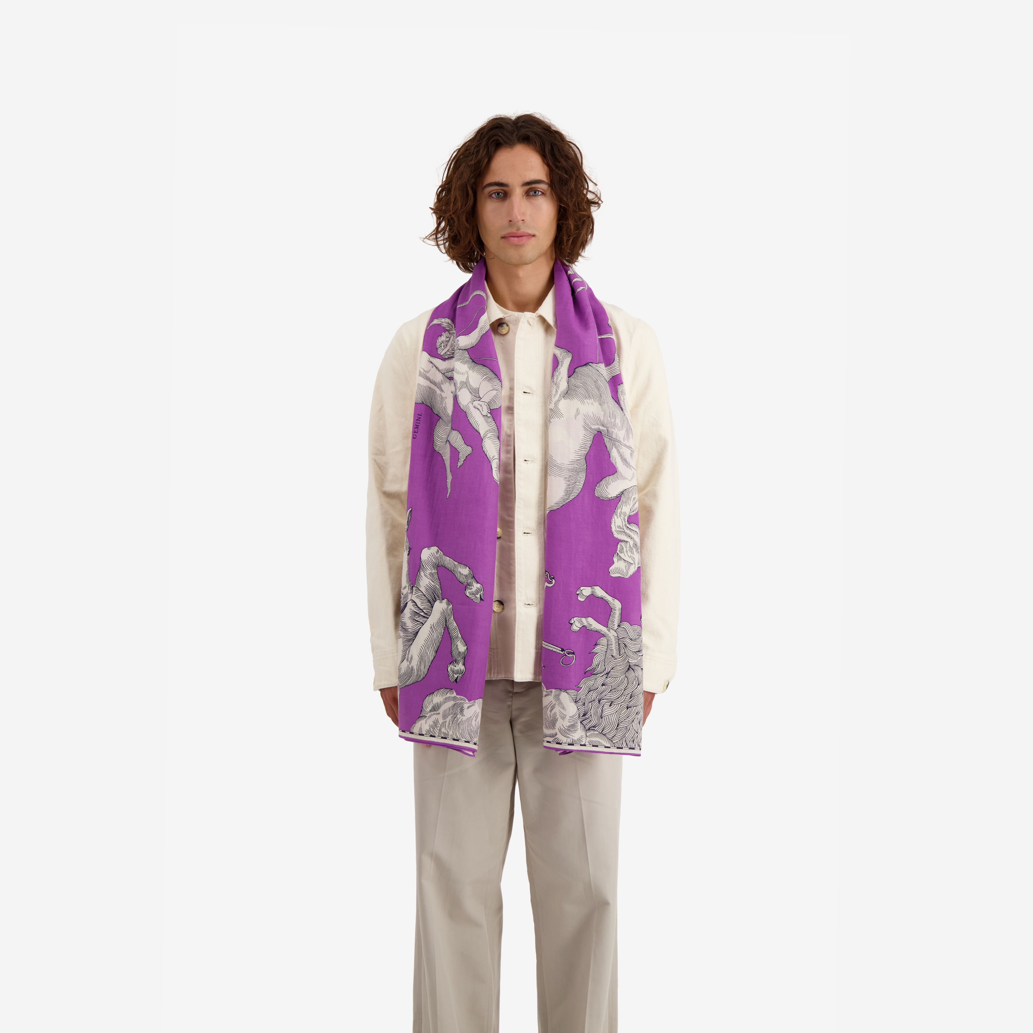 Scarf 100 - Astrologie - Purple