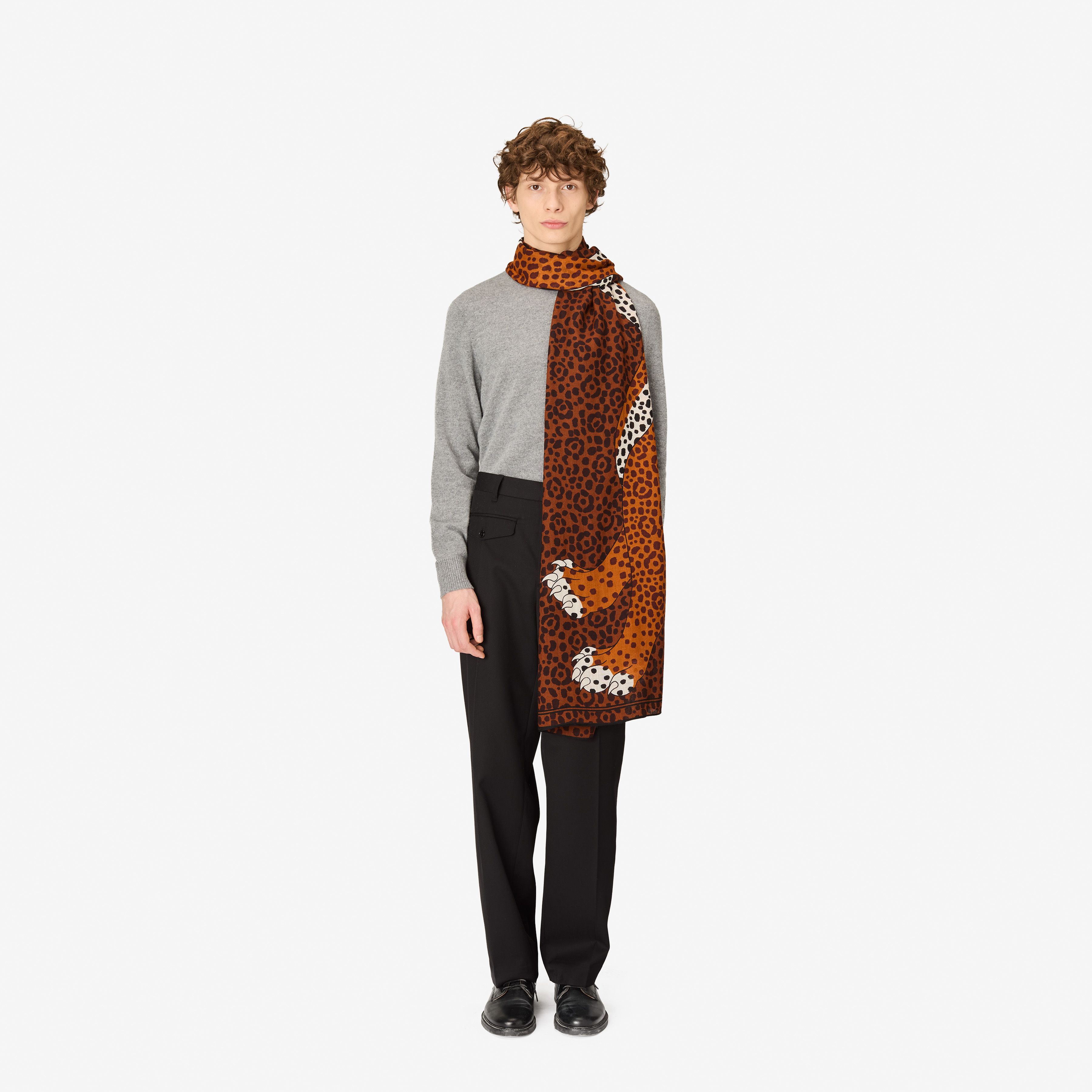 Scarf 100 - Felis - Burgundy