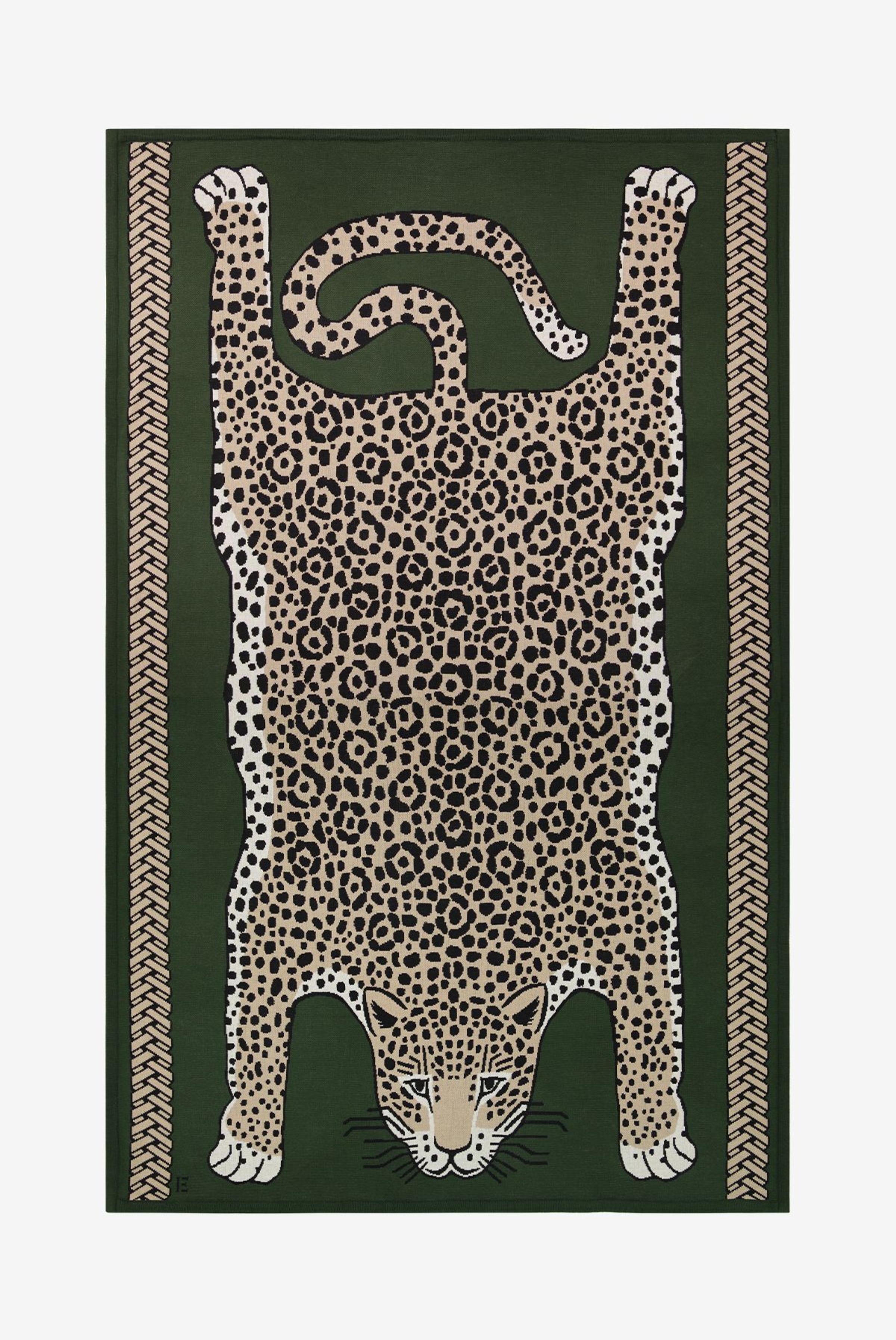 Blanket 130 - Leopard - Khaki