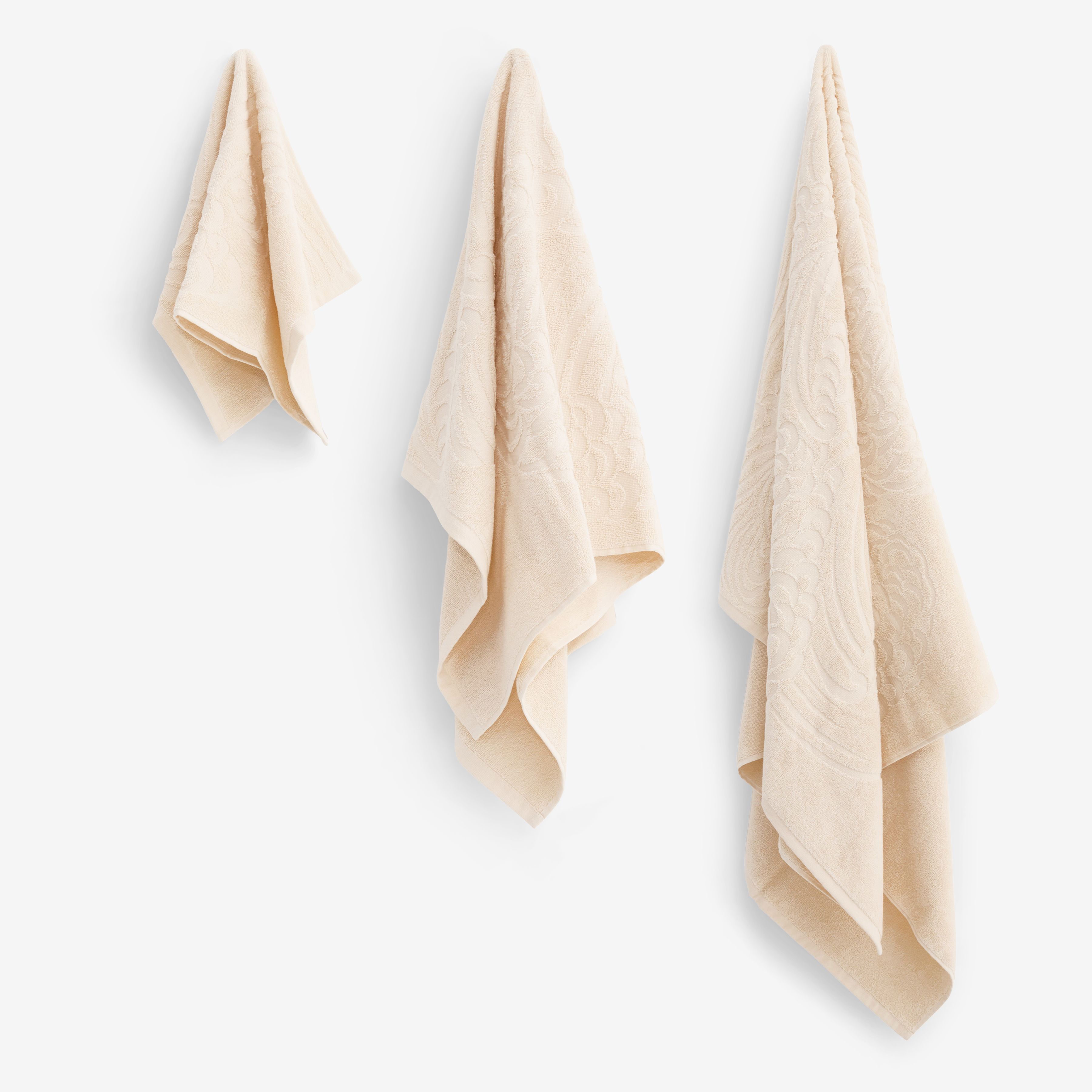 Serviette 90 - Vague - Naturel