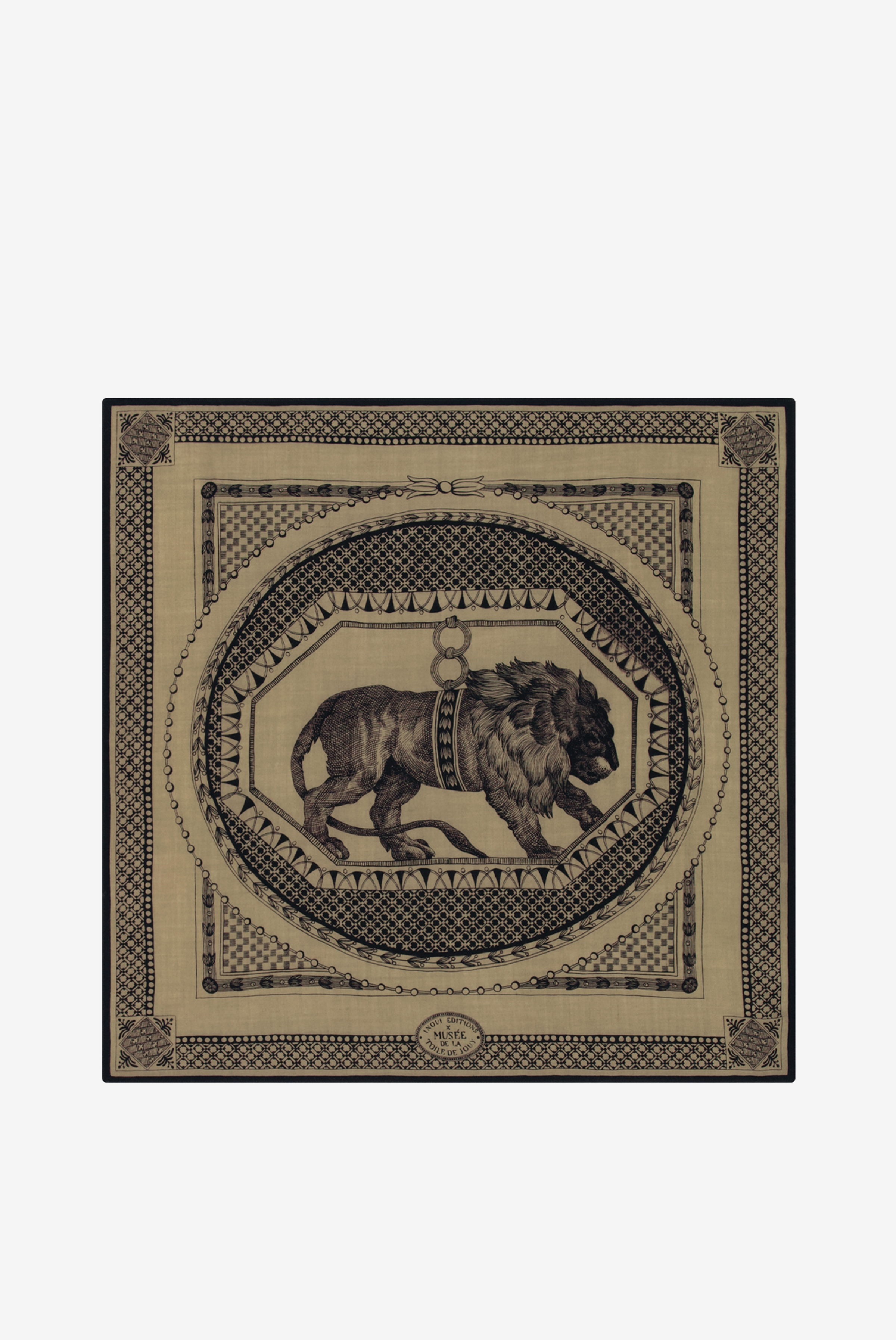 Square 70- Barocco - Golden Brown