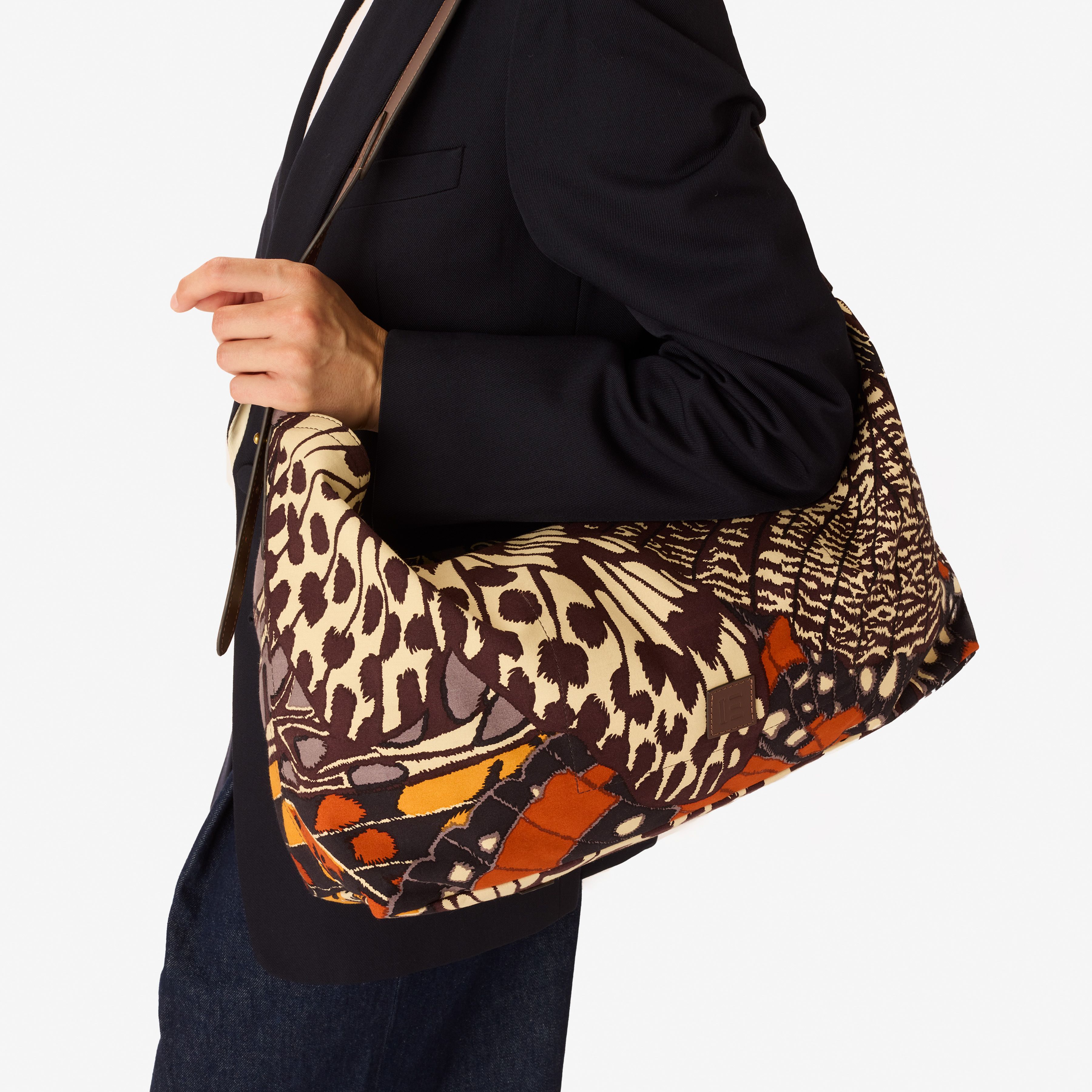 Maxi Campus Tasche - Papillons - Natürlich